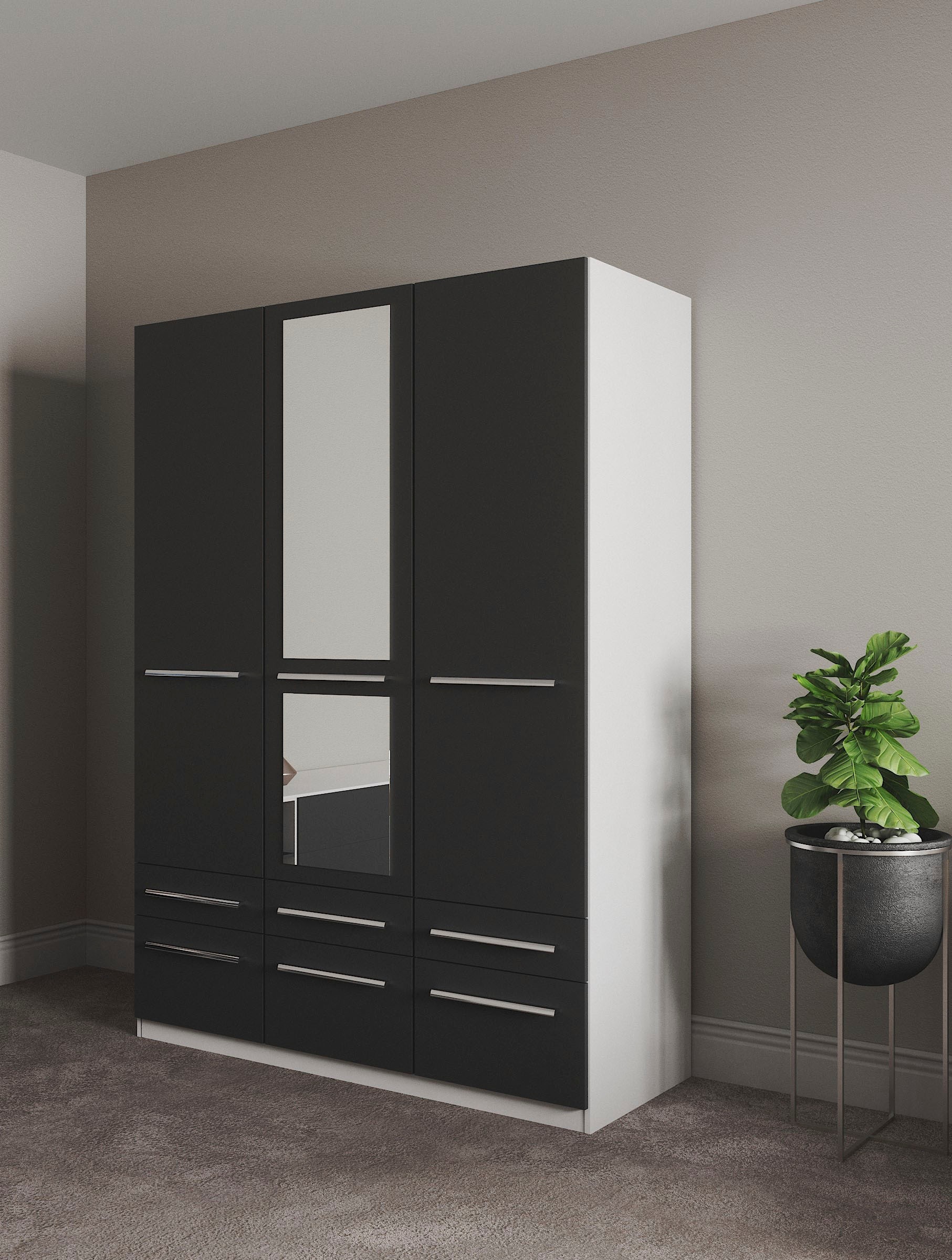 priess Kleiderschrank »Schrank Garderobe Wäscheschrank Barcelona in 5 Breit günstig online kaufen
