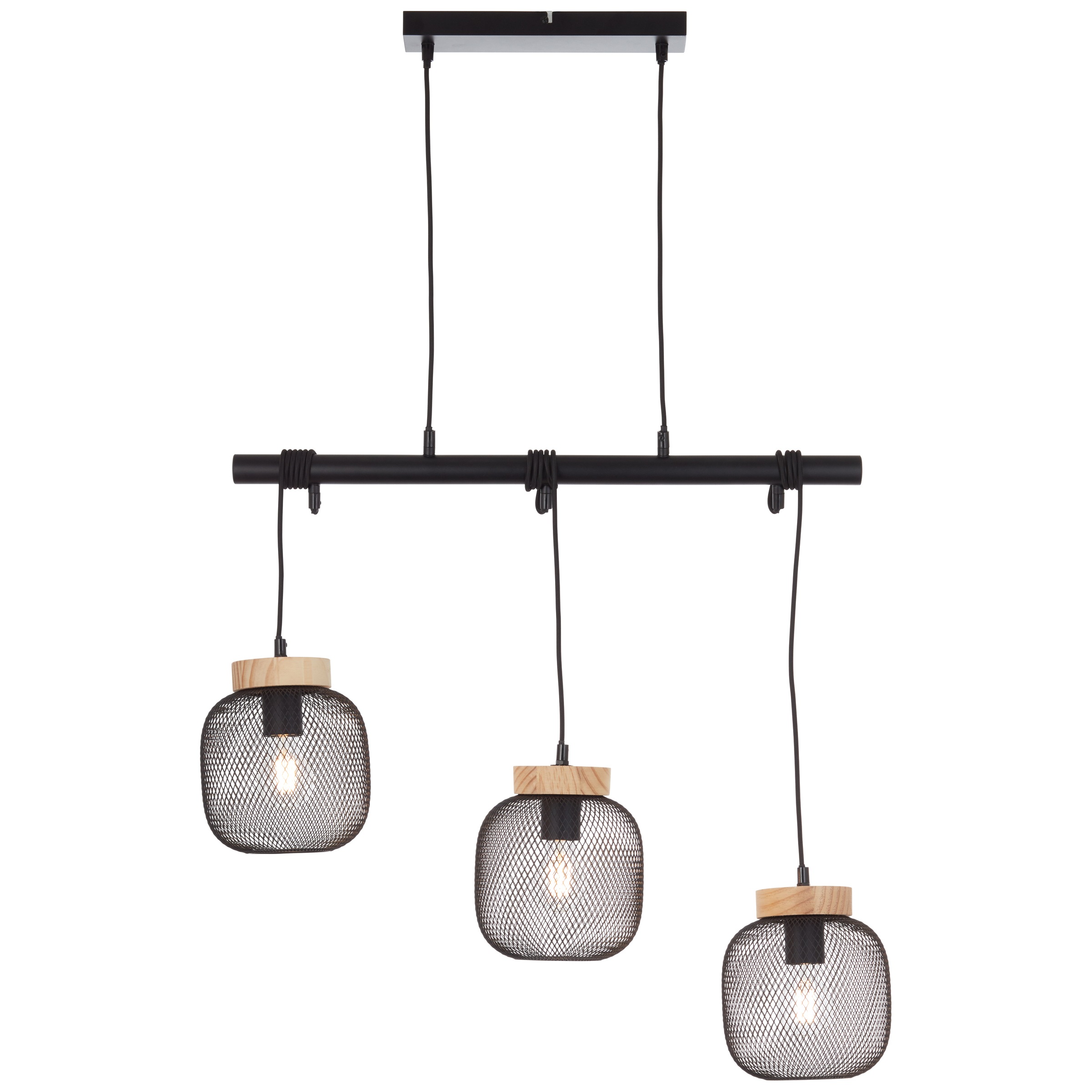 Brilliant Pendelleuchte »Giada«, 3 flammig, Leuchtmittel E27   ohne Leuchtm günstig online kaufen