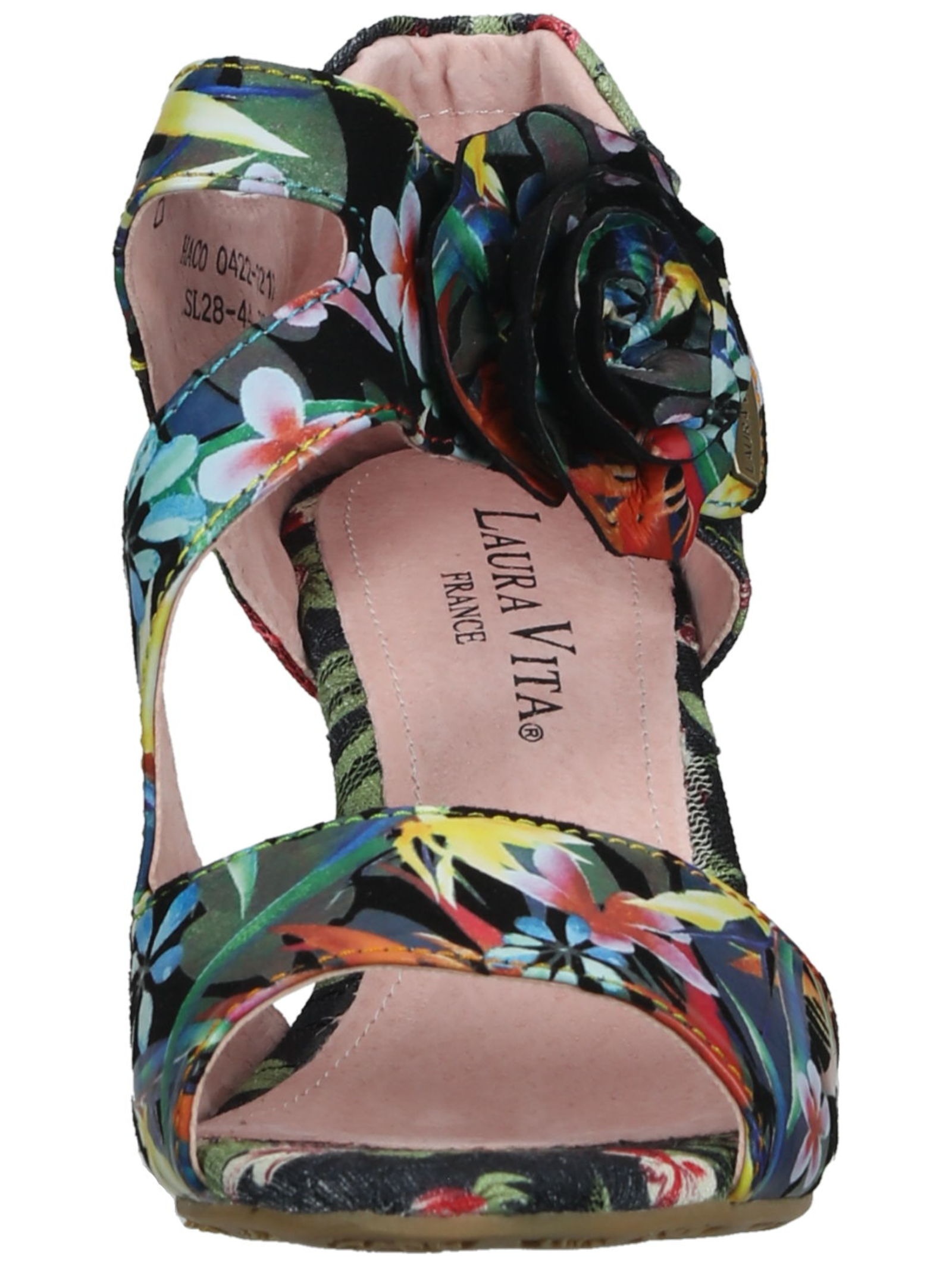 LAURA VITA Riemchensandale »LAURA VITA Sandalen Leder/Textil«