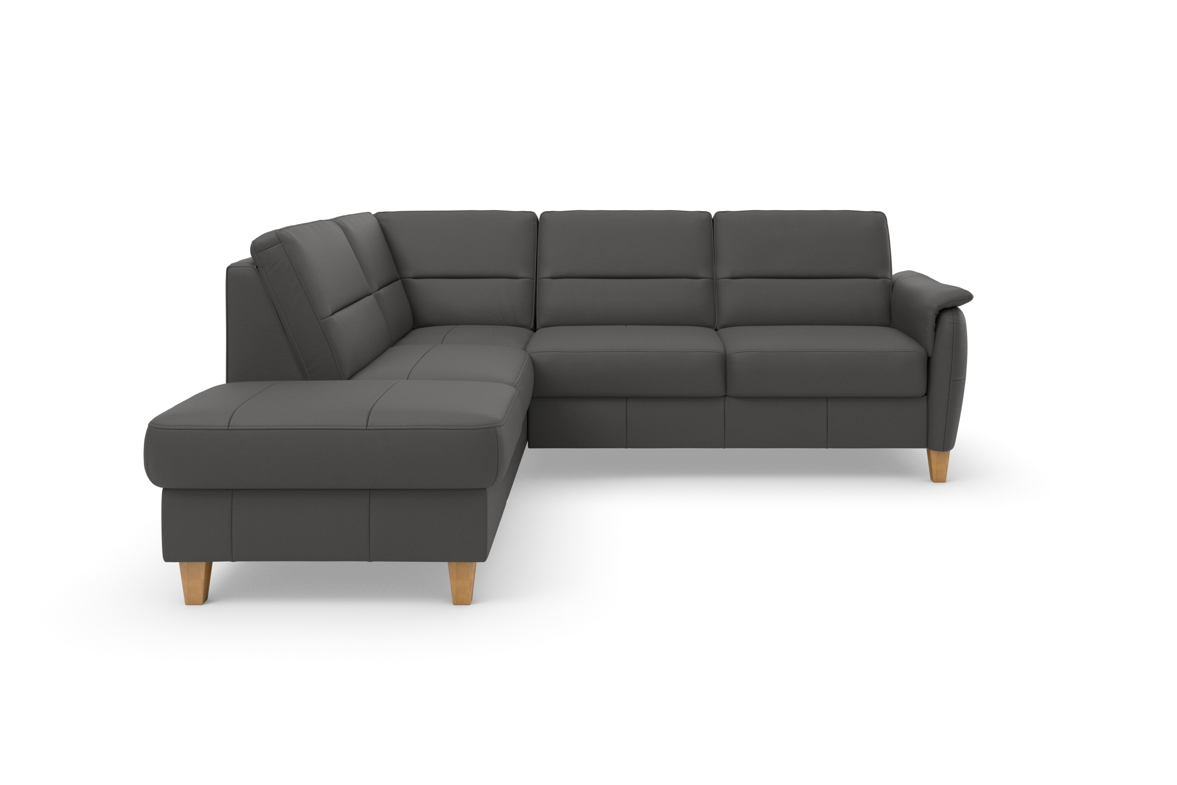 Home affaire Ecksofa »Palmera L-Form, B: 236 cm« optional Bettfunktion & Be günstig online kaufen