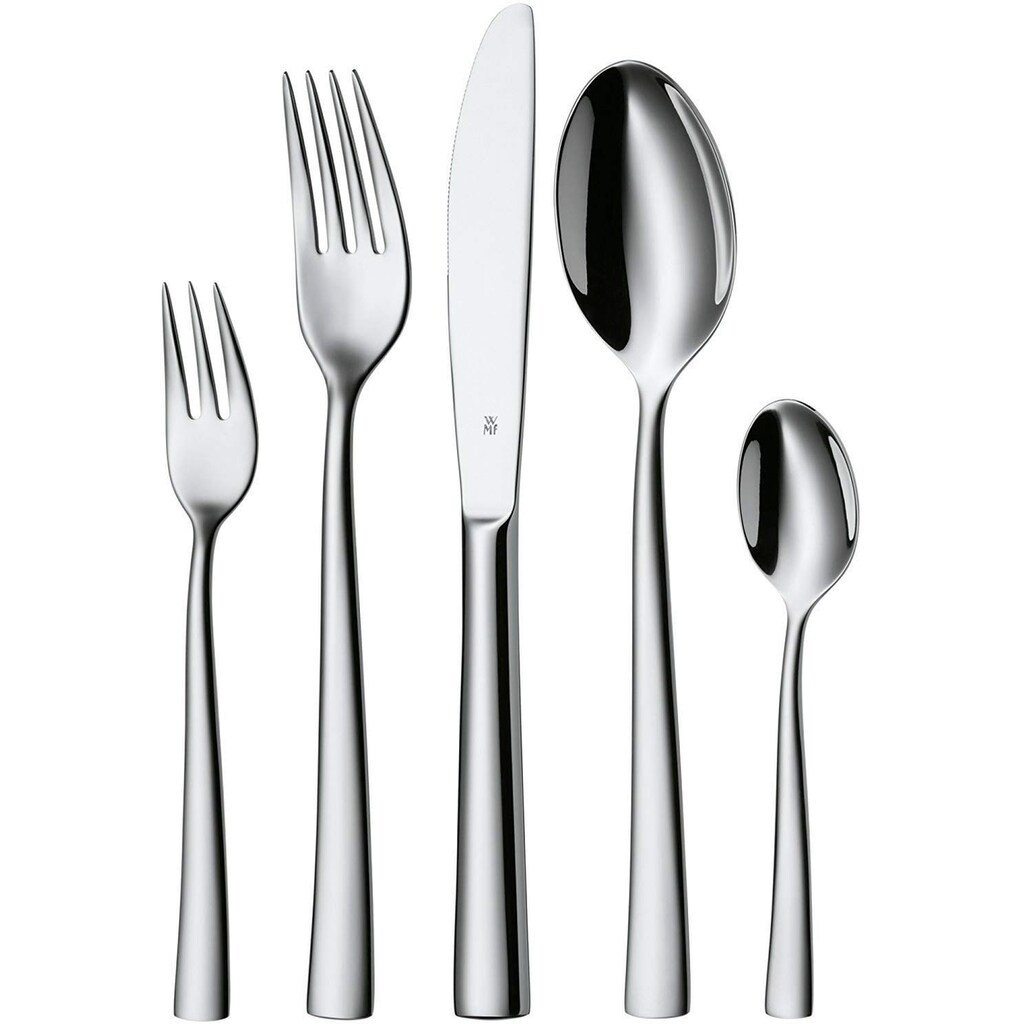 WMF Topf-Set »Inspiraton/Philadelphia«, Cromargan® Edelstahl Rostfrei 18/10, (Set, 39 tlg., 9-teiliges Topf-Set, 30-teiliges Besteck-Set)