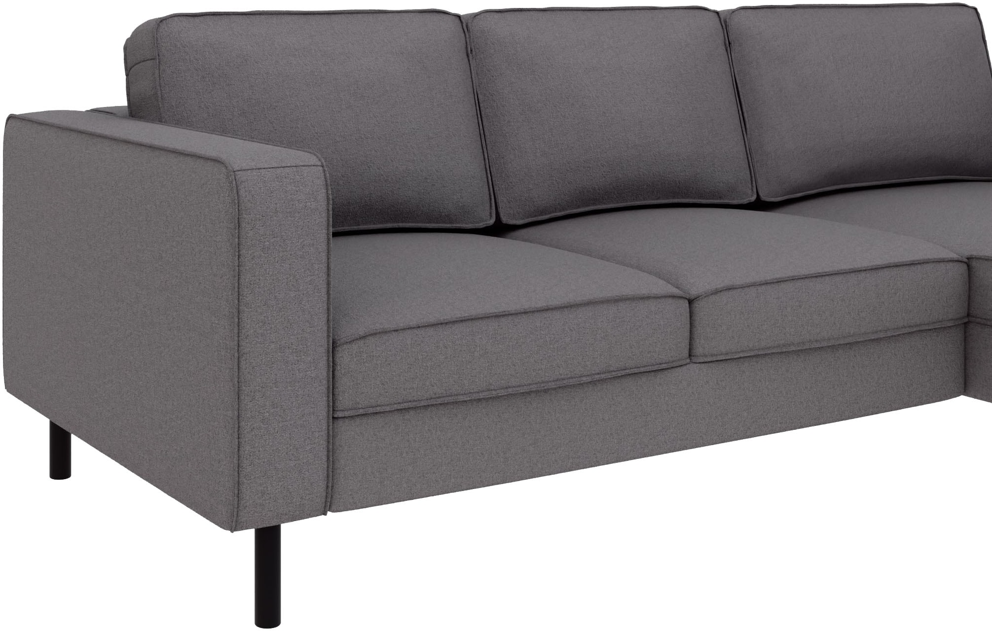 TRENDMANUFAKTUR Ecksofa »Watkins, Couch wahlweise mit Schlaffunktion & Bettkasten, auch in Cord«, Recamiere beidseitig montierbar, OTTOs Choice, Breite 232 cm