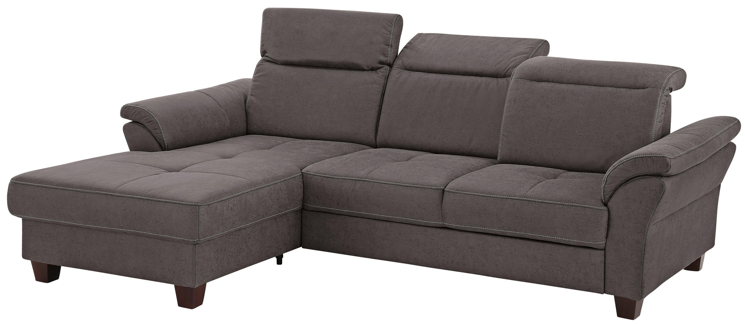 Home affaire Ecksofa »Solvei L-Form«, mit Recamierenabschluß und Sitztiefenverstellung