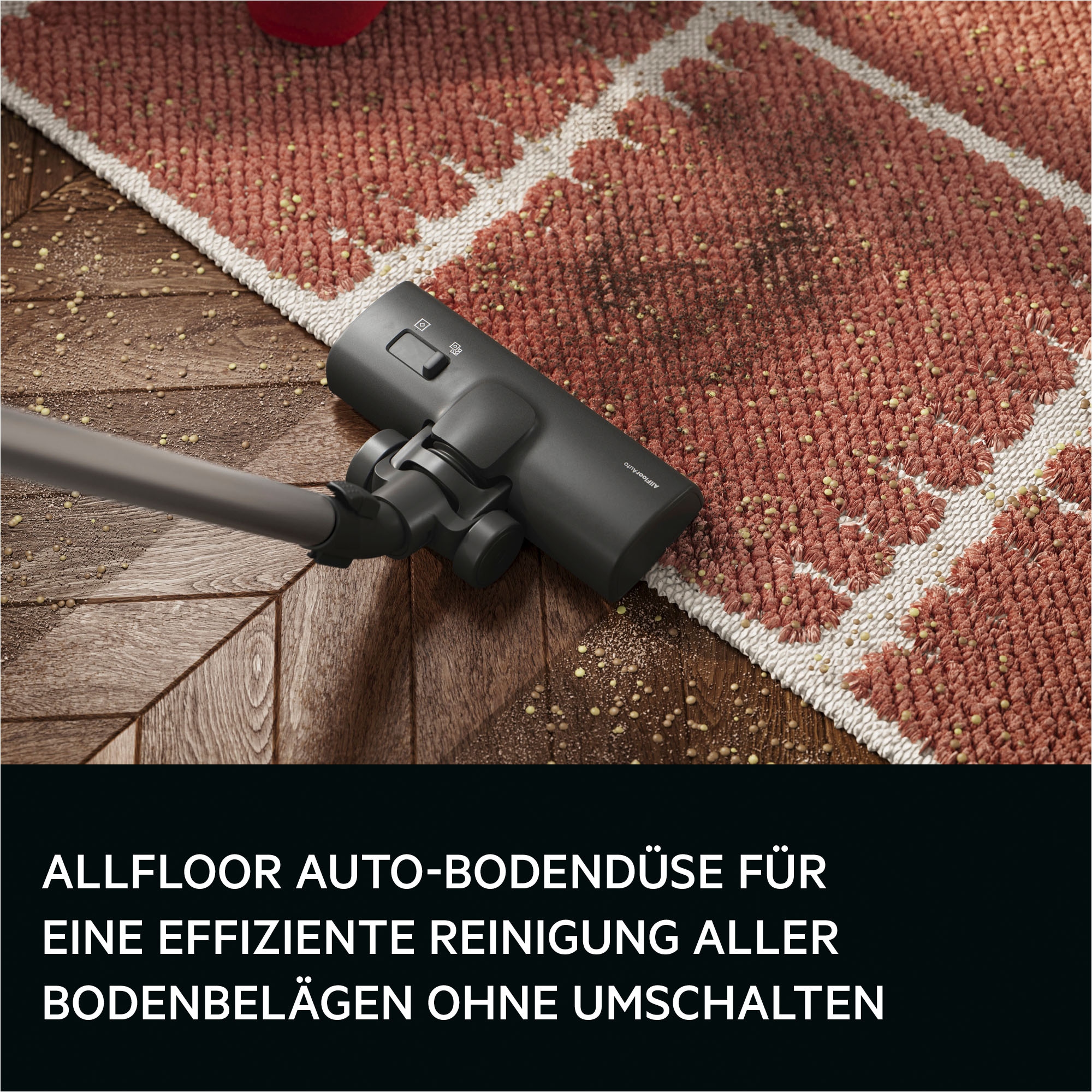 AEG Bodenstaubsauger »VX83-2EBR« 750 W mit Beutel Leise 64 dB & kraftvolle Reinigung mit HEPA auf Hart‑ & Teppichböden