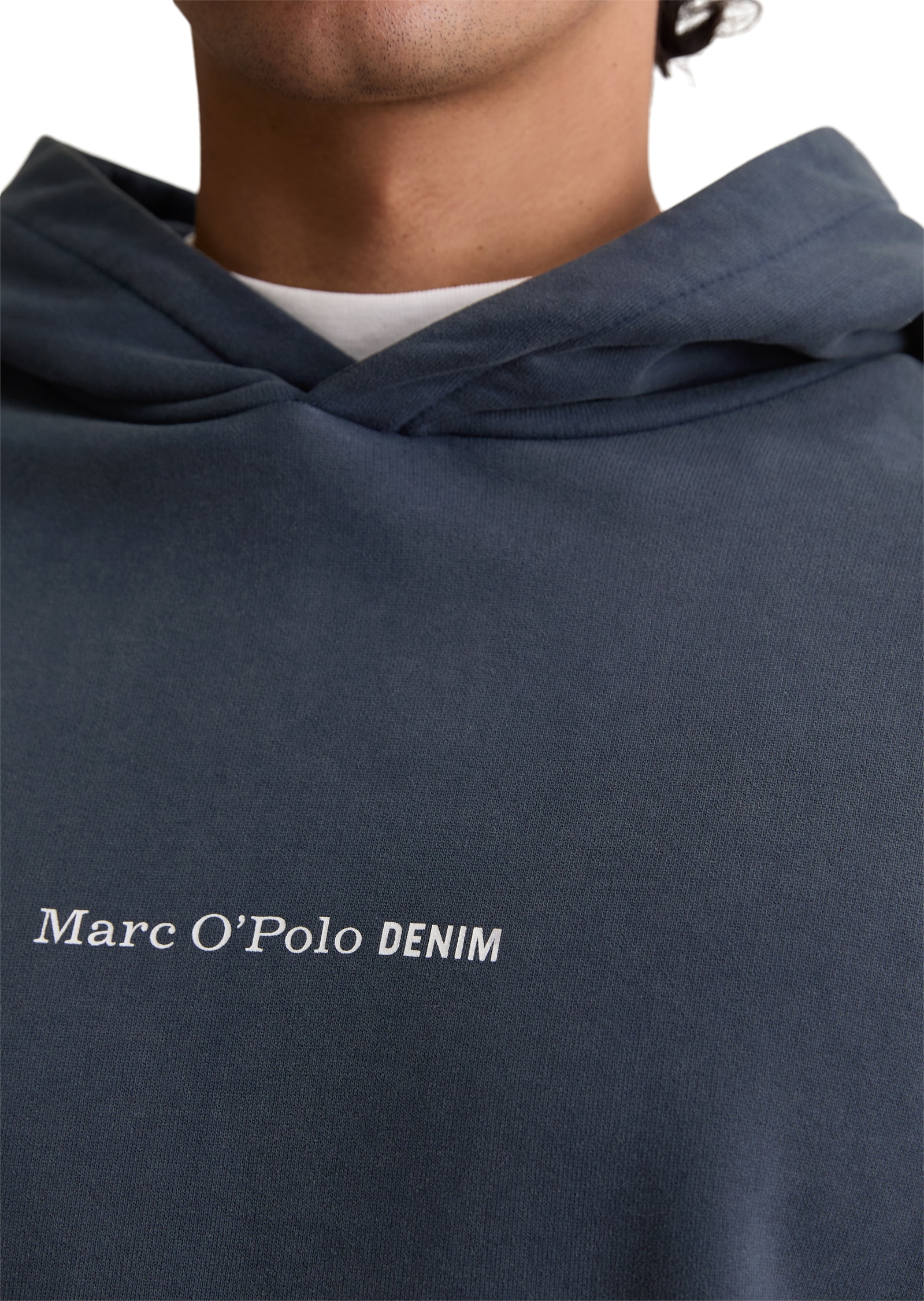 Marc O'Polo DENIM Hoodie , relaxed fit, Kängurutasche, Logoschriftzug
