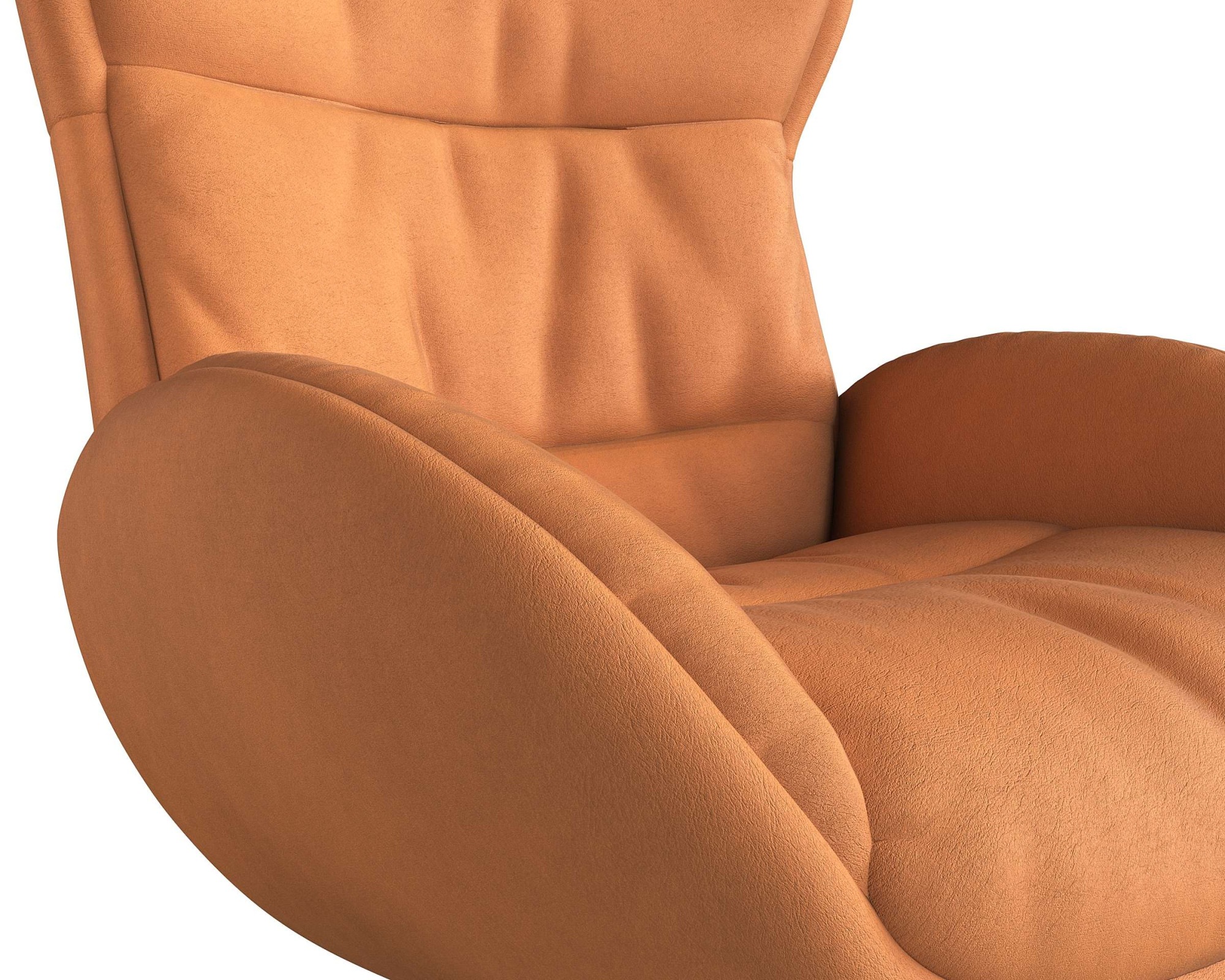 FLEXLUX Relaxsessel »Haze, TV-Sessel, Fernsehsessel, Polstersessel,«, Rückenteilverstellung, drehbar, Fuß schwarz