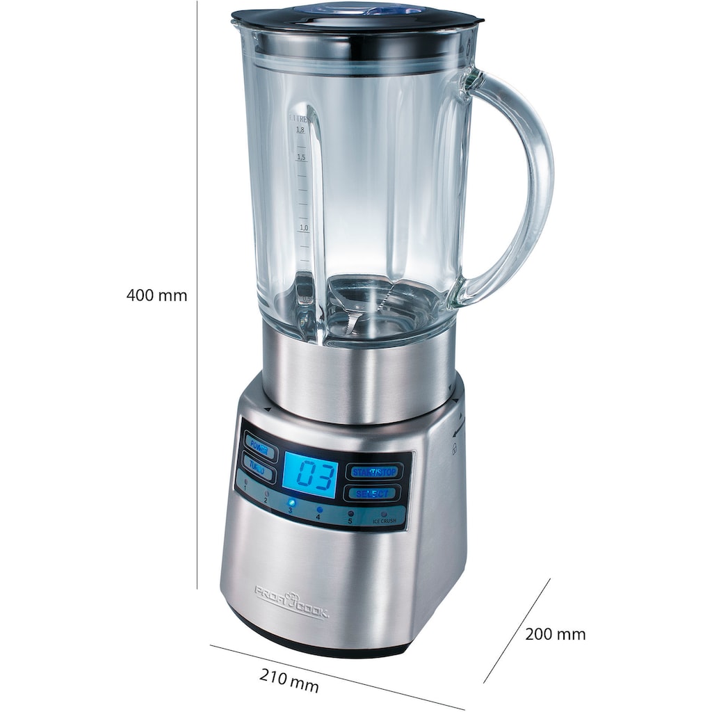 ProfiCook Standmixer »PC-UM 1006 inox«, 1200 W