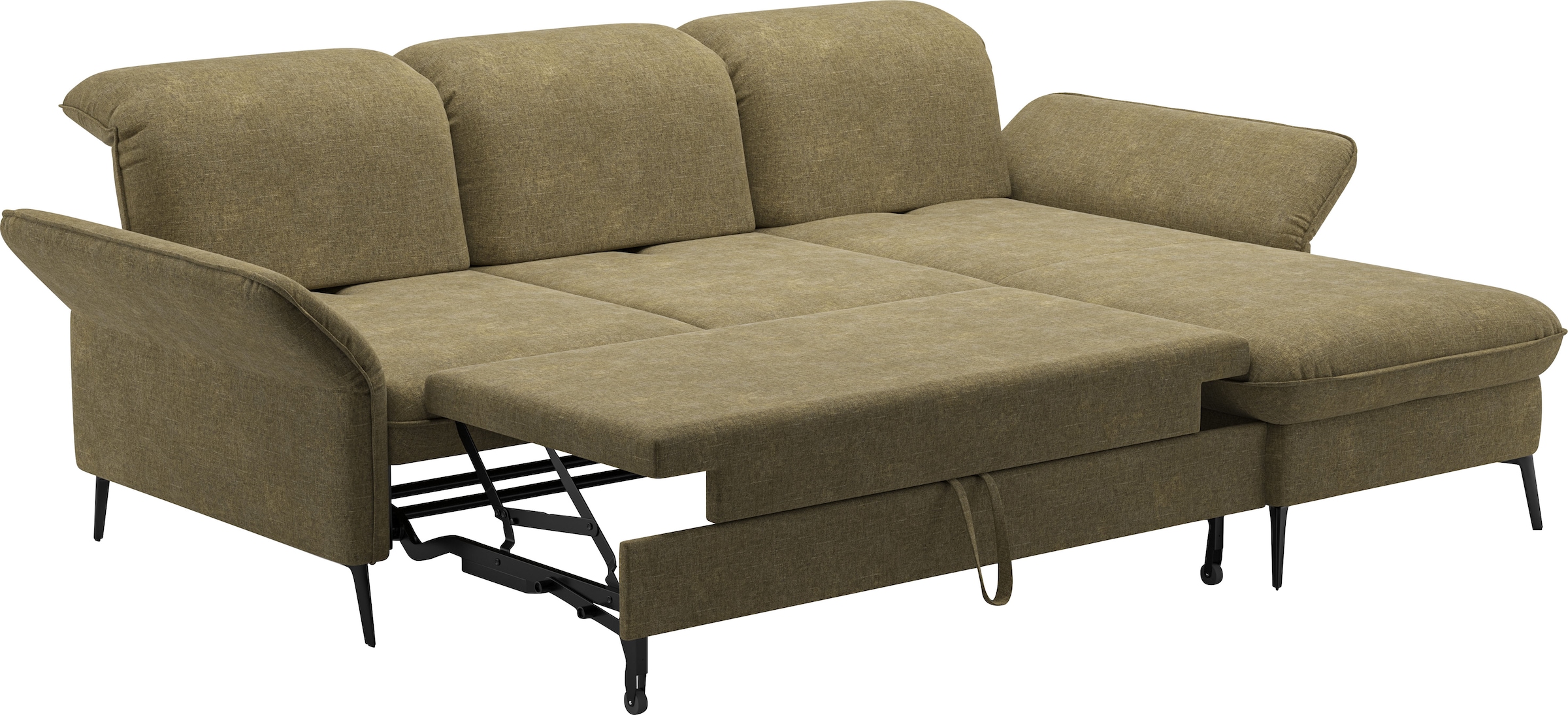 sit&more Ecksofa »Emely, inkl. Sitztiefenverstellung«, wahlweise mit Bettfunktion,Bettkasten,Kopf- & Armteilverstellung