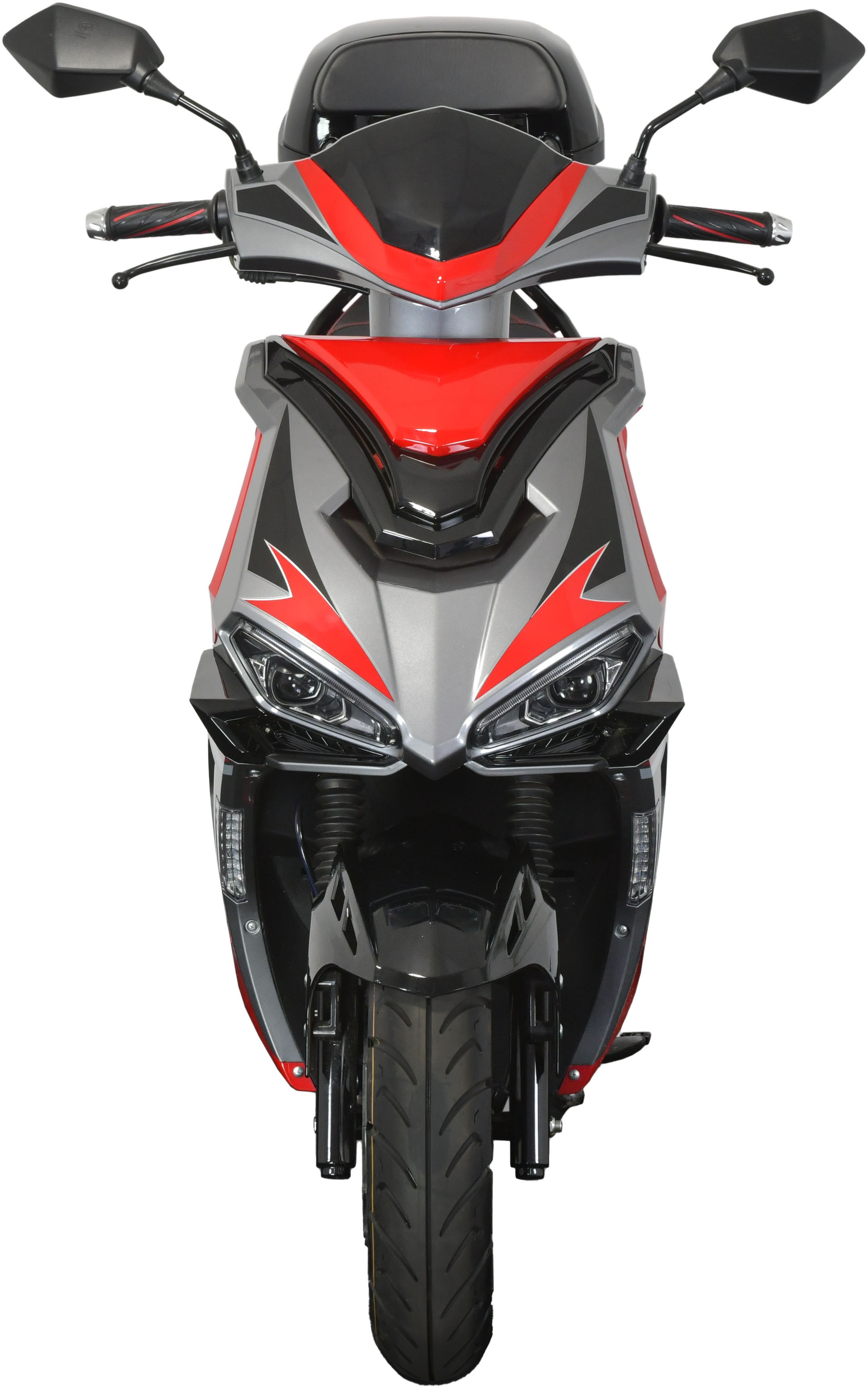 GT UNION Motorroller »Striker 45«, 49,5 cm³, 45 km/h, Euro 5, 3 PS, (Set, mit Topcase), Luftgekühlter Motor