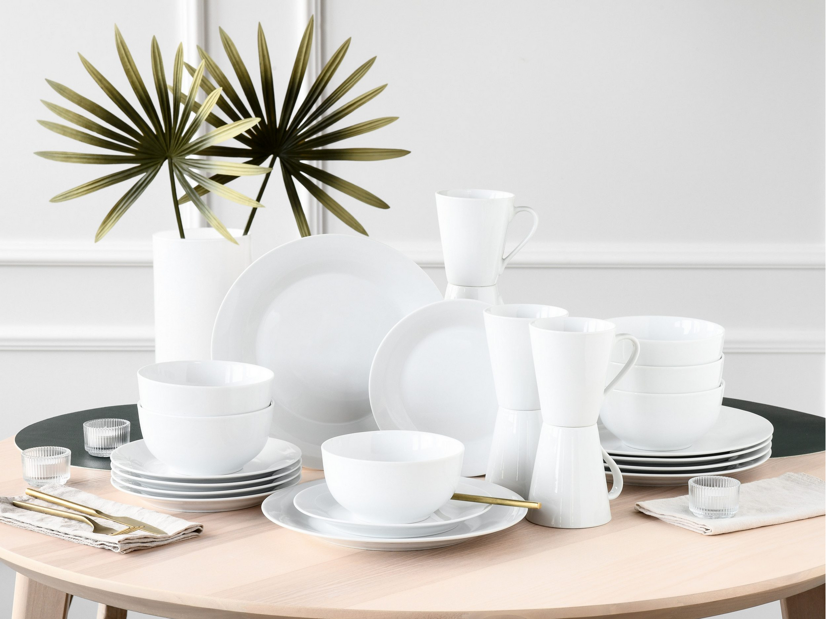 OTTO home Geschirr-Set »Babbette« Moderne Optik, Zeitloses Design, Beliebig kombinierbar