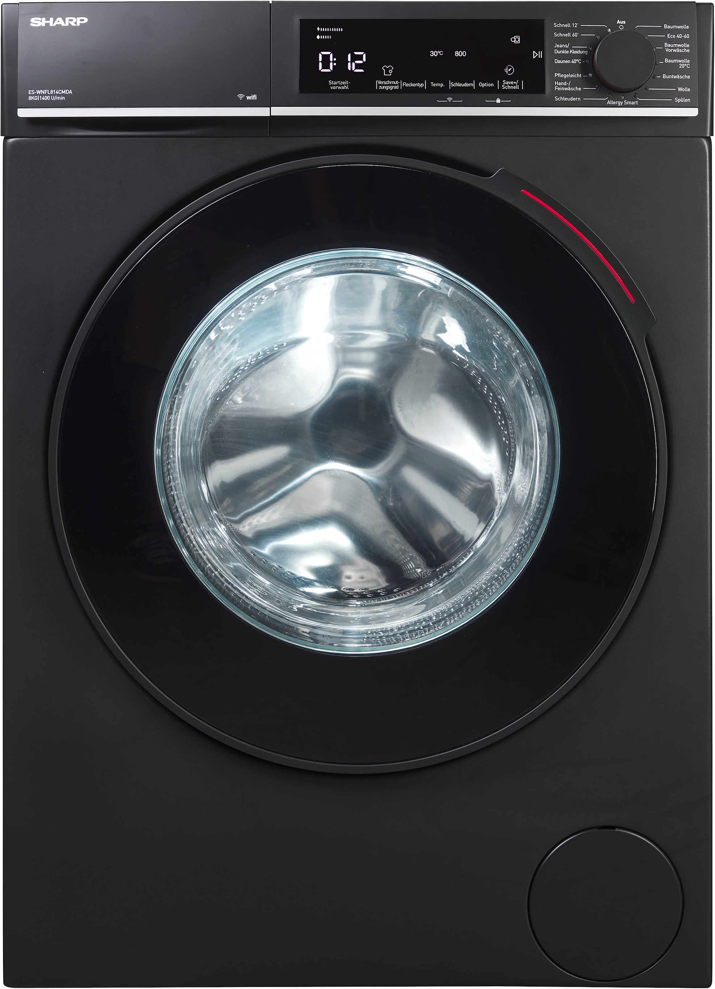 Sharp Waschmaschine »ES-WNFL814CMDA-DE«, 8 kg, 1400 U/min, WiFi