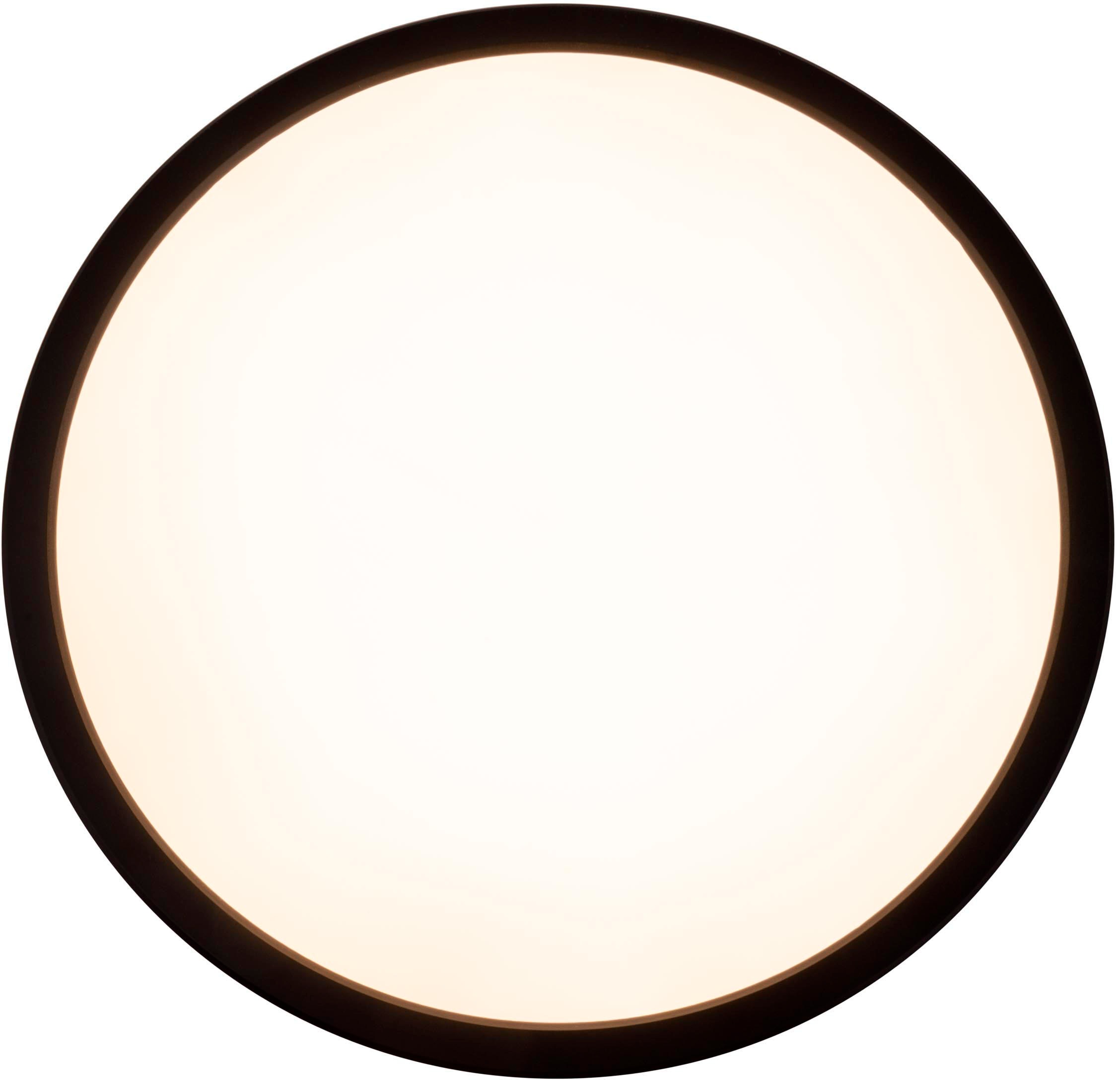 näve Deckenleuchte »LED "CARLO" mit RGB-Backlight D: 54 cm«, Dimmbar mit Memoryfunktion, Farbwechsler und Nachtlichtfunktion