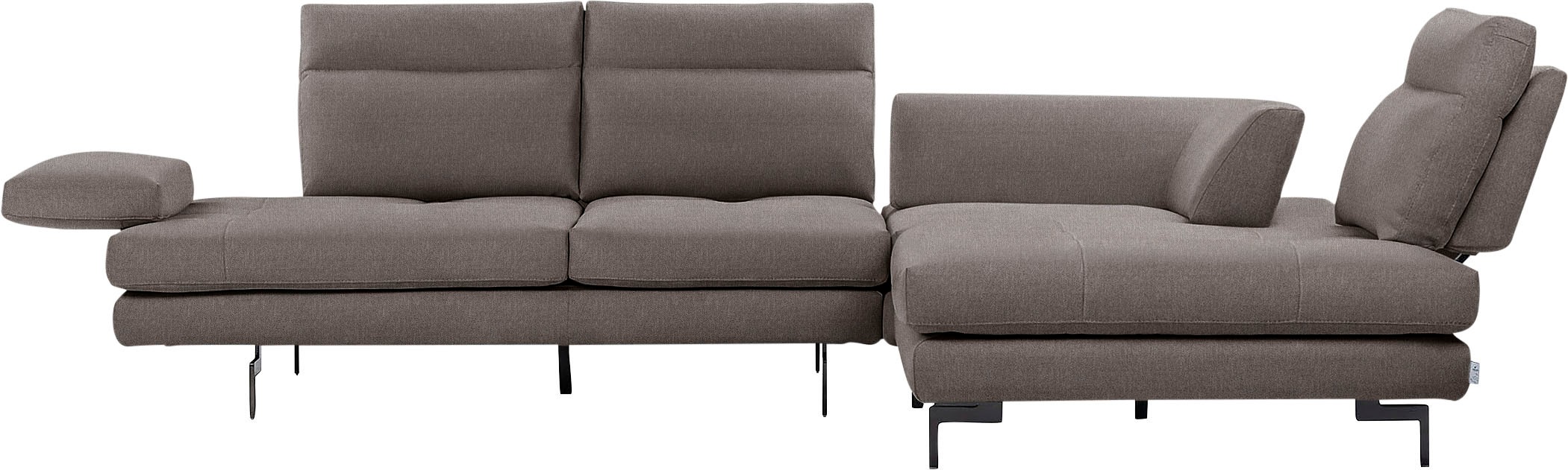 CALIA ITALIA Ecksofa »Toby Wing, Komfortsofa mit Sitzkomfort der Extraklass günstig online kaufen