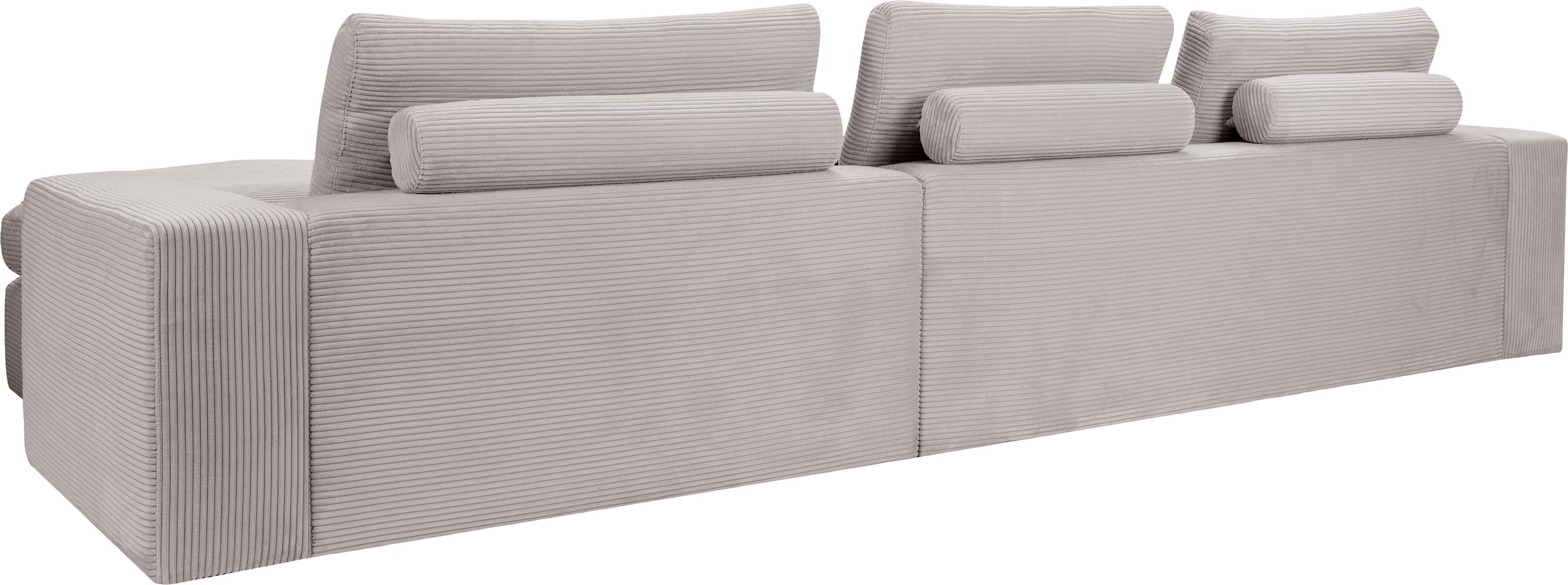 alina Ecksofa »Sandy«, mit Recamiere, in modernem Cordstoff