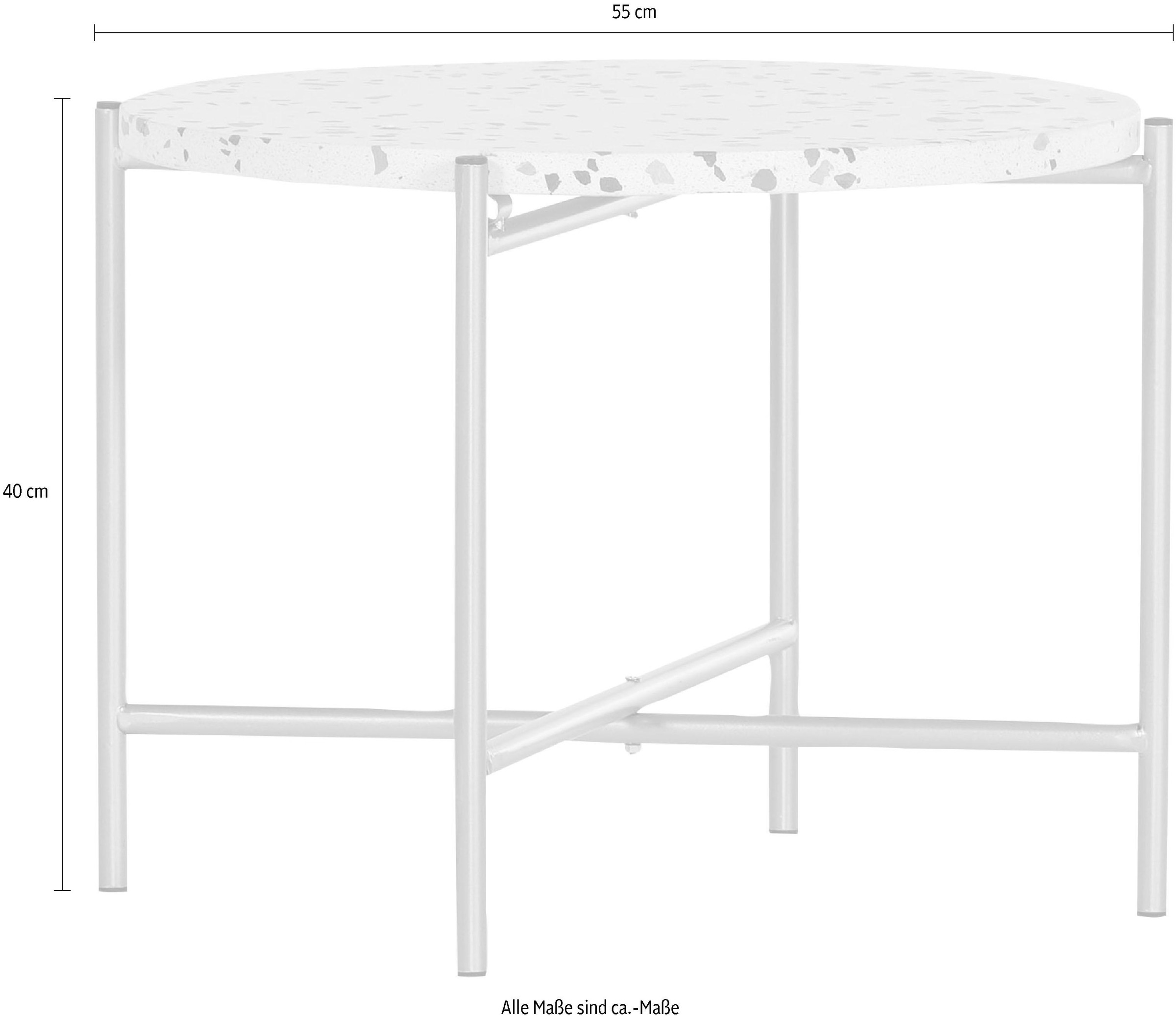 Gutmann Factory Couchtisch »Terrazzo«, Raten mit Terrazzoplatte auf kaufen abnehmbarer