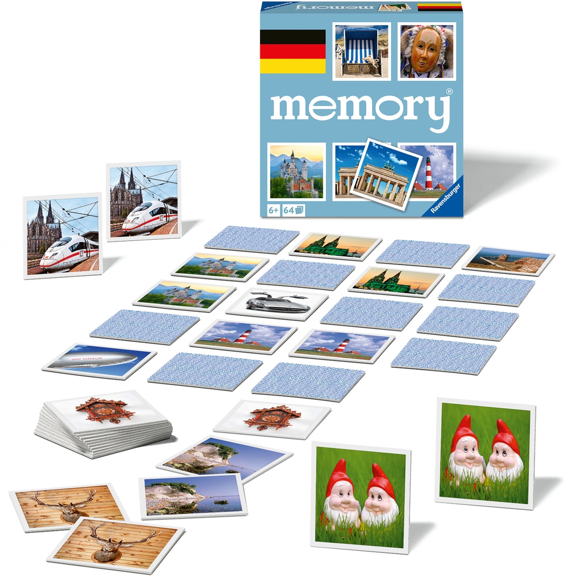 Ravensburger Spiel »Deutschland memory®«, Made in Europe