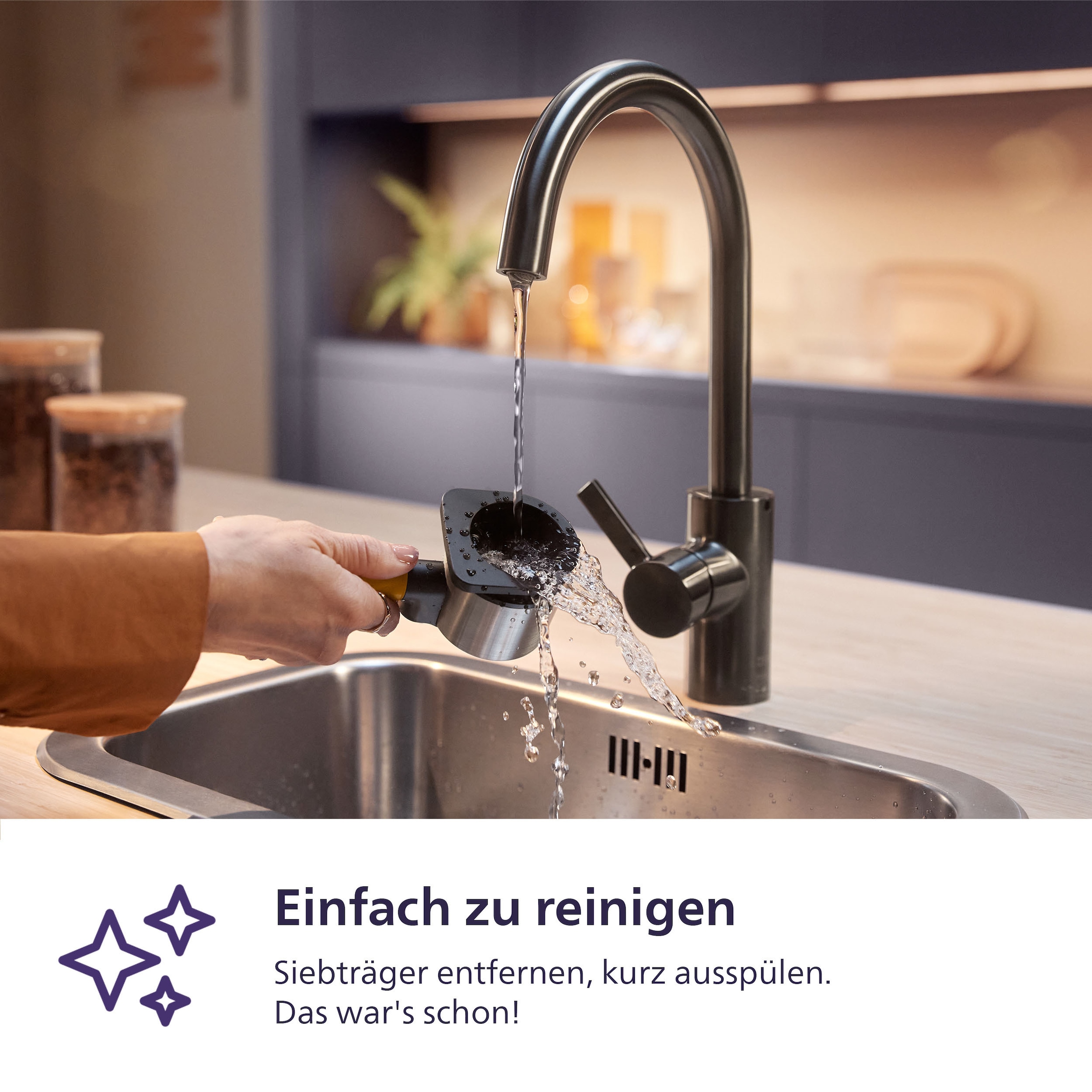PHILIPS baristina Espressomaschine »mit Bean swap BAR320/00 mit Mahlwerk für ganze Bohnen« Doppelter Bohnenbehälter, 16 bar Pumpendruck, Naturweiß​