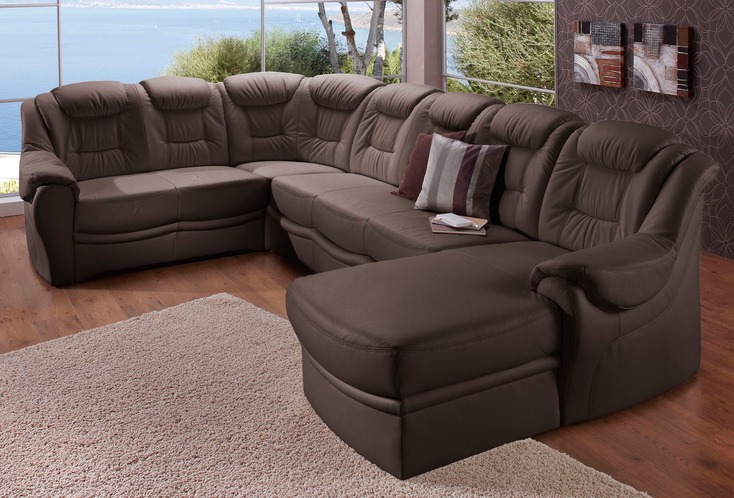 sit&more Wohnlandschaft »Bellevue U-Form« wahlweise mit Bettfunktion günstig online kaufen