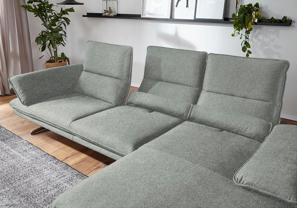 W.SCHILLIG Ecksofa "broadway, Designsofa mit tollem Sitzkomfort, L-Form", S günstig online kaufen