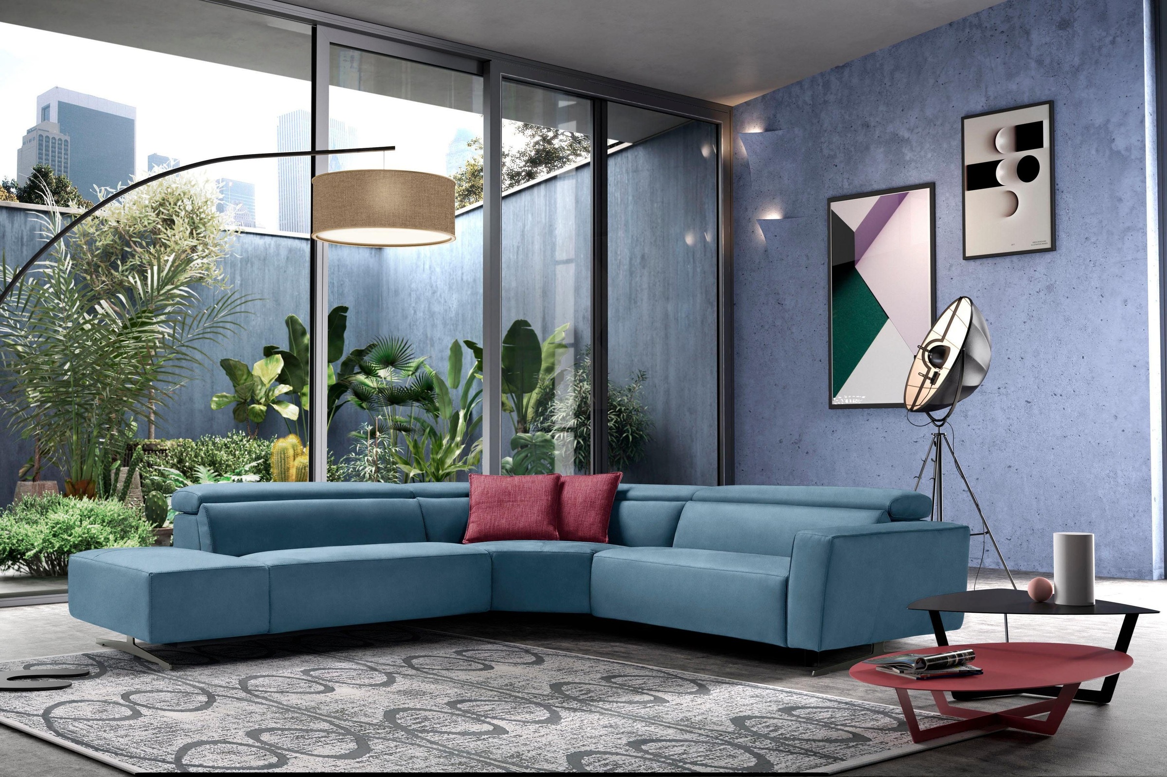 Egoitaliano Ecksofa »Stefanie-e, Designsofa der Extraklasse, bequem mit hoh günstig online kaufen