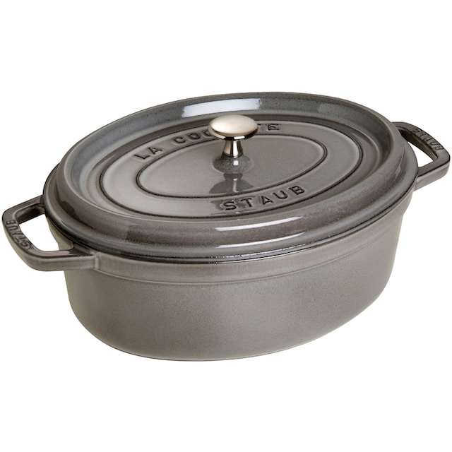 STAUB Bräter »Cocotte«, Gusseisen, (1 tlg.), Gusseisen, oval, robust und  langlebig, oval, Induktion auf Raten bestellen