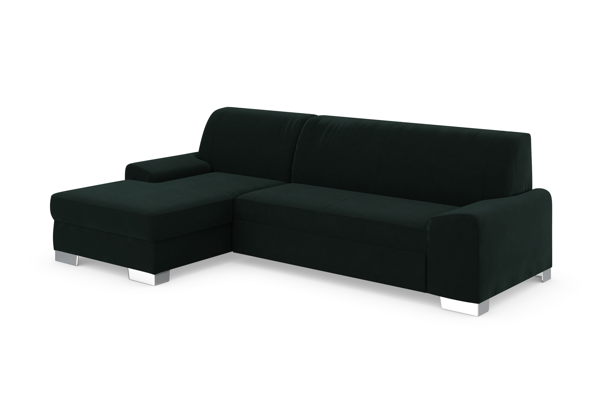 DOMO collection Ecksofa »Anzio L-Form«, wahlweise mit Bettfunktion und Federkern