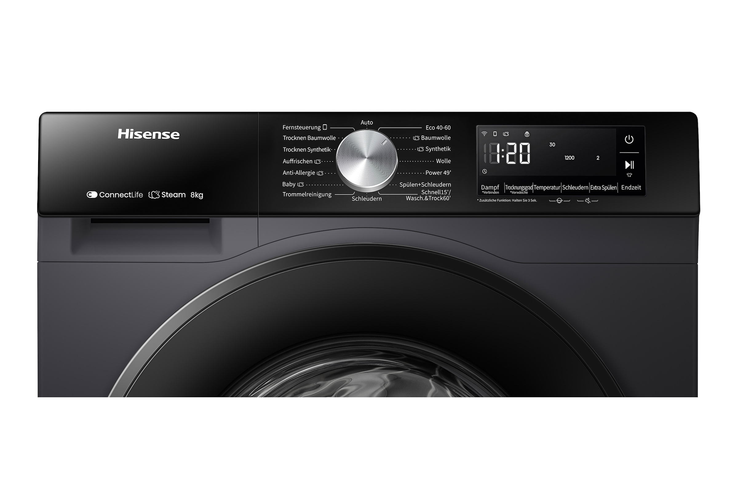 Hisense Waschtrockner »WD3S8043BW3«