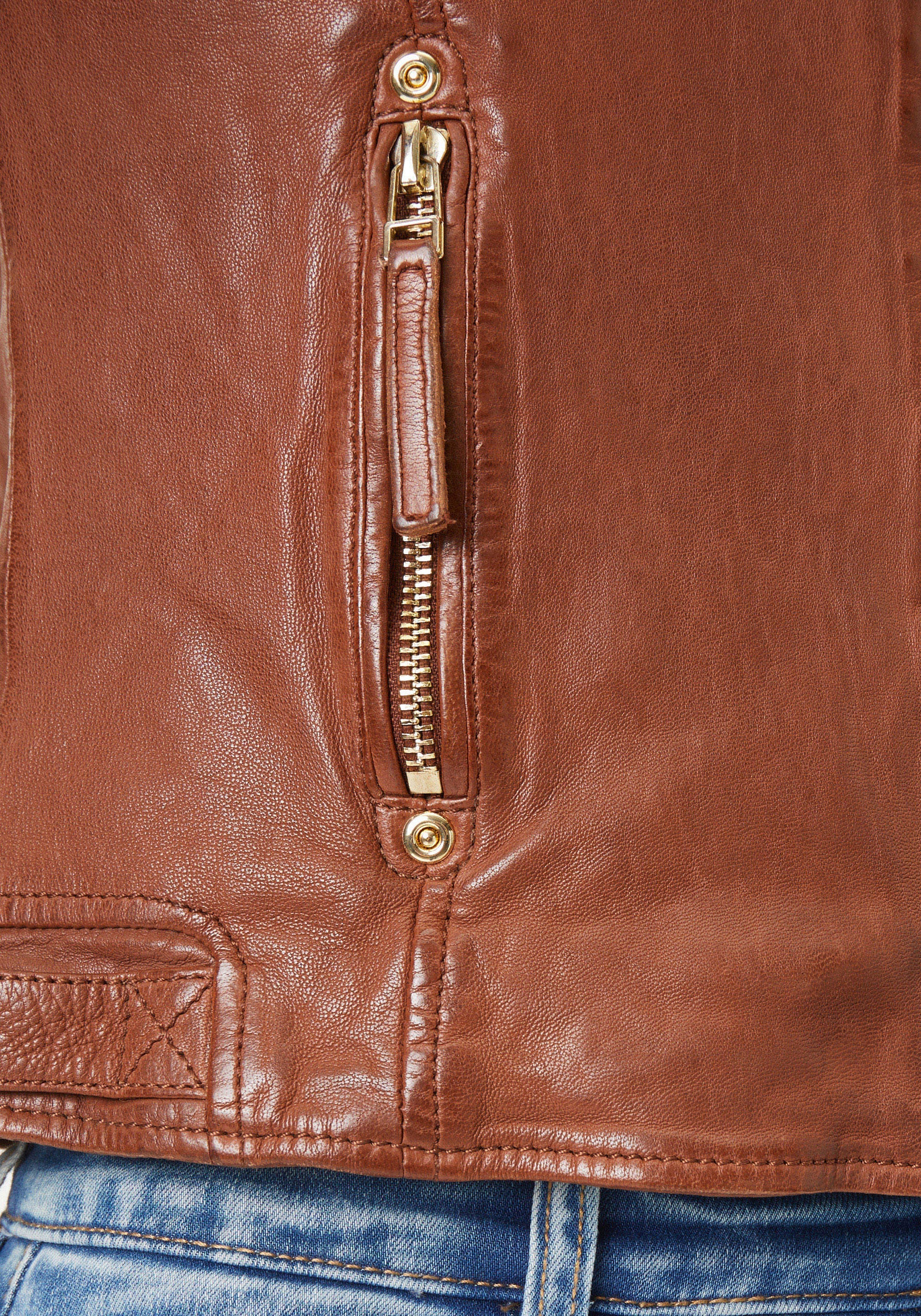 Mauritius Lederjacke »GWAneta«