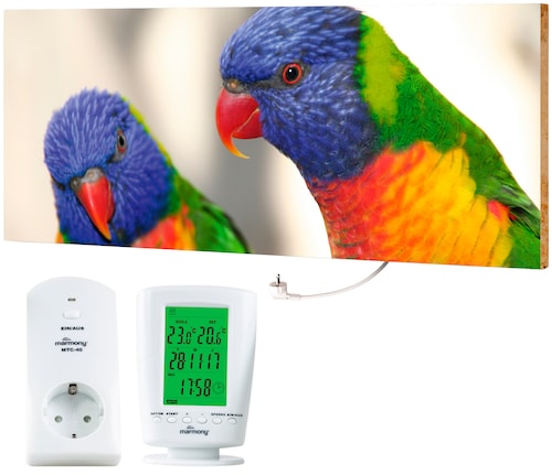 Marmony Infrarotheizung »MOTIV-Heizkörper "Birds", 800 Watt«, aus deutschem günstig online kaufen