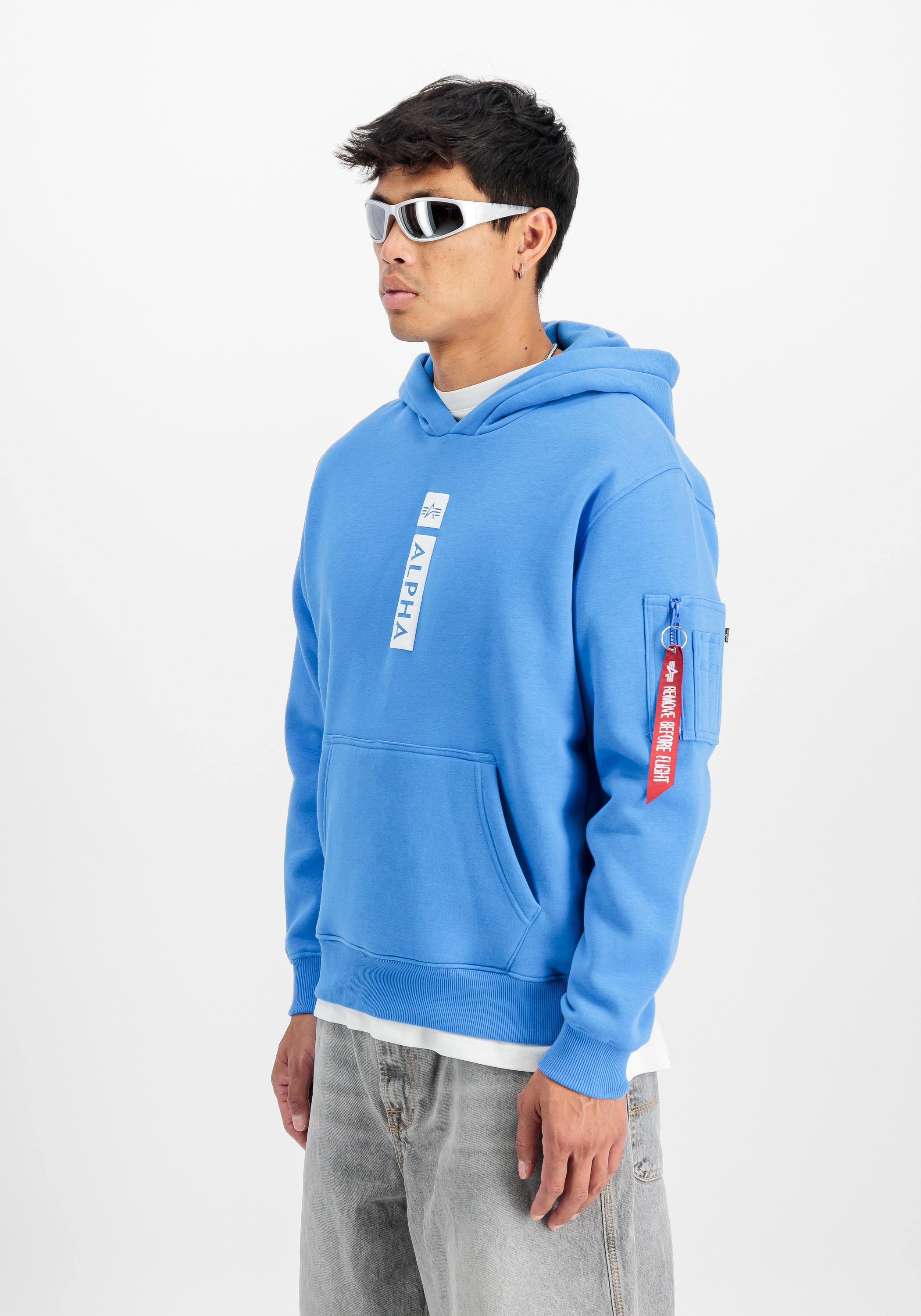 Alpha Industries Hoodie »Alpha Industries Men - Hoodies Alpha Puff Print Hoodie«