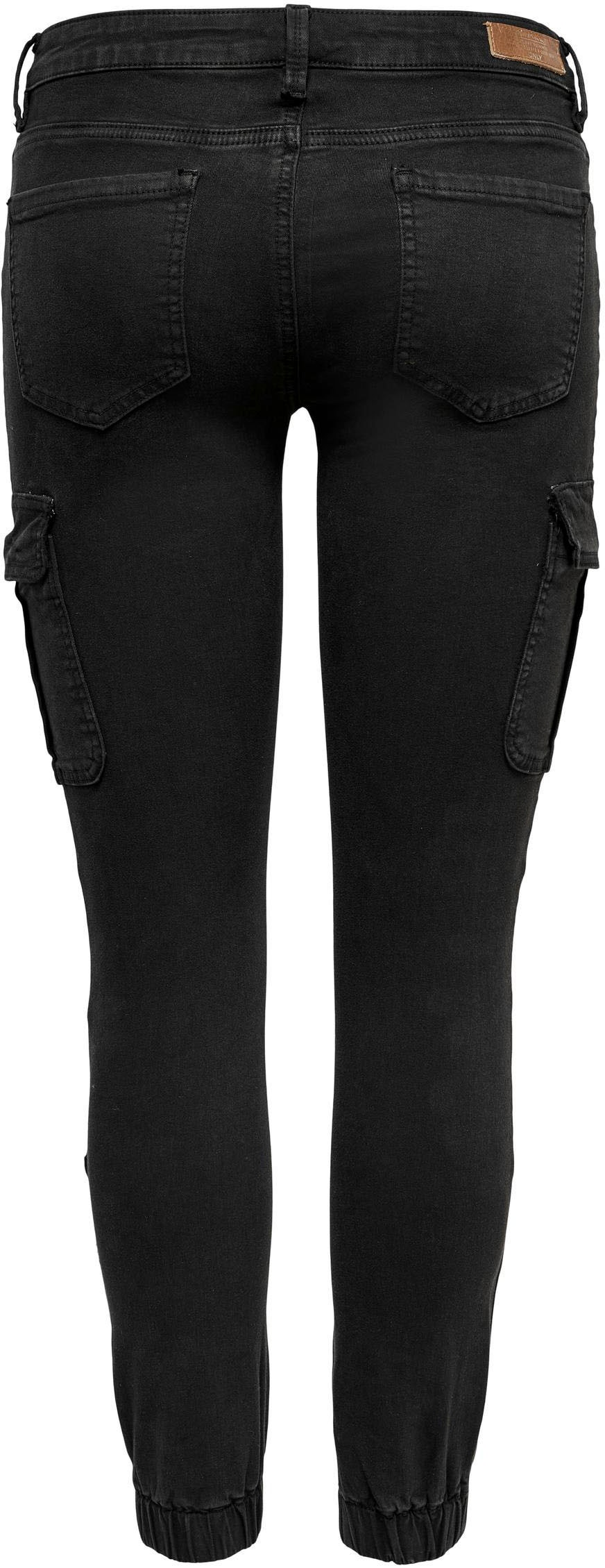 ONLY Cargohose »ONLMISSOURI REG ANK CARGO PNT«, knöchellang mit elastischem Beinabschluss