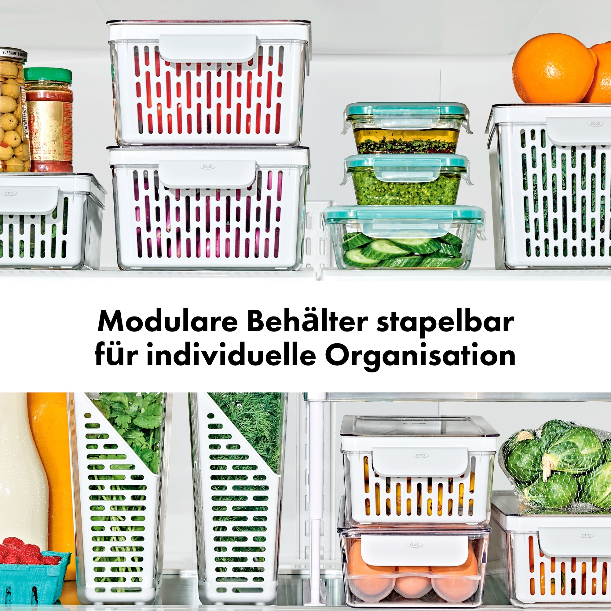OXO Good Grips Aufbewahrungsbox »OXO Gemüsesparer - Mittlerer Behälter«