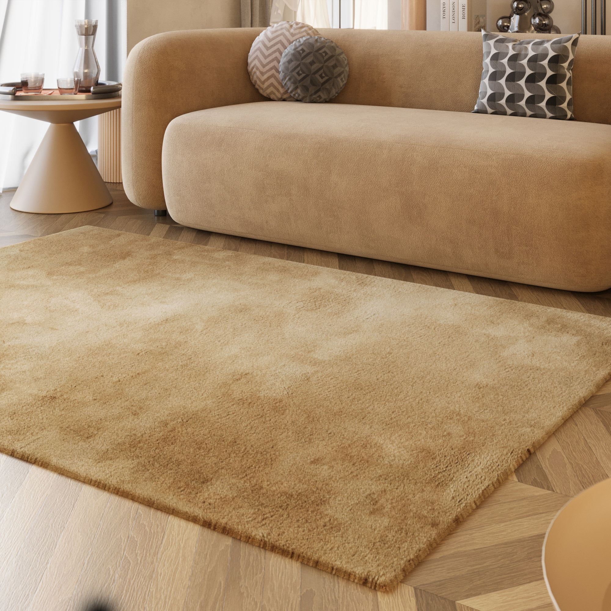 Esprit Hochflor-Teppich »Alice ESP-4377, Kunstfell«, rechteckig, 25 mm Höhe günstig online kaufen
