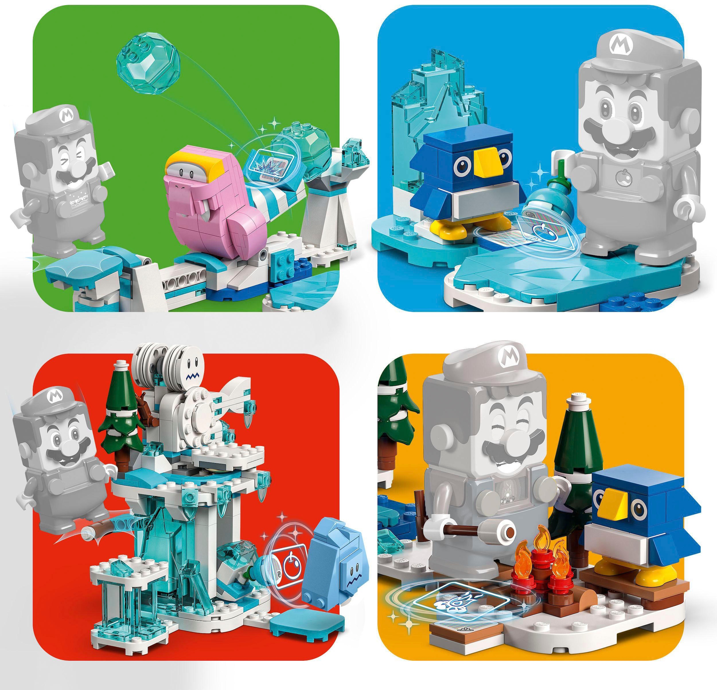 LEGO® Konstruktionsspielsteine »Kahlross-Abenteuer – Erweiterungsset (71417), LEGO® Super Mario«, (567 St.), Made in Europe