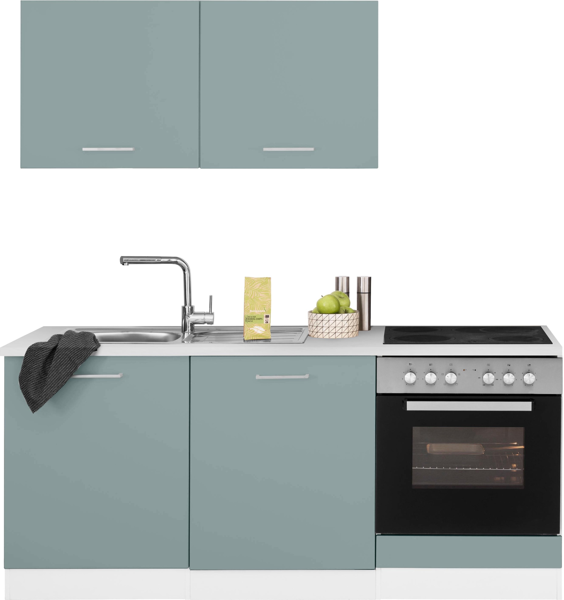 Küchenzeile auf ohne Geschirrspülmaschine MÖBEL E-Geräte, Rechnung »Visby«, HELD für 180 cm bestellen Breite