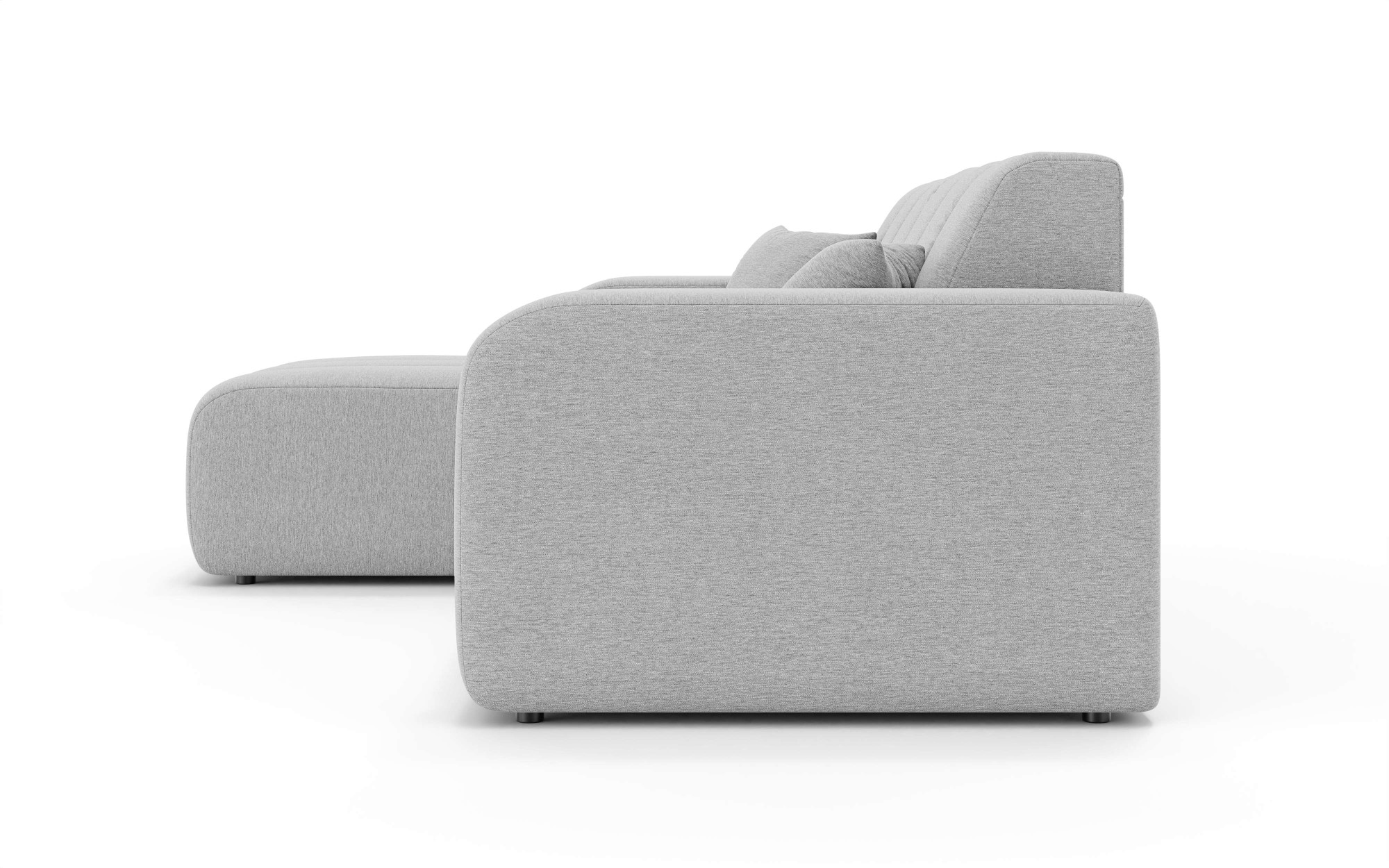 OTTO home Ecksofa »CASSY L-Form, Schlafsofa mit Bettkasten, Maße B/T/H: 245/165/88 cm« mit 2 Rückenkissen, Recamiere rechts oder links bestellbar