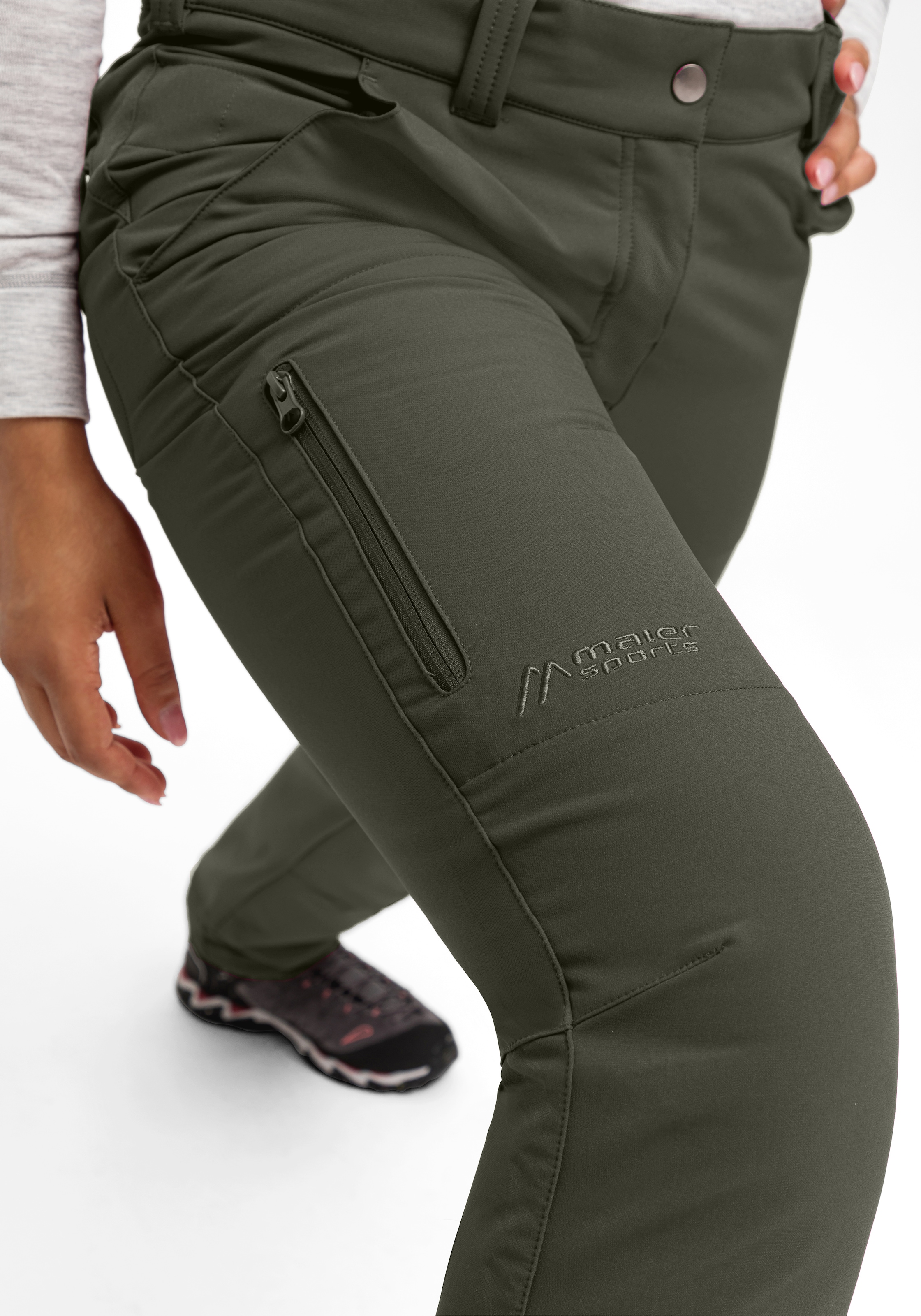 Maier Sports Funktionshose »Helga«, warme Damen Outdoorhose, robuste Wanderhose, Regular Fit