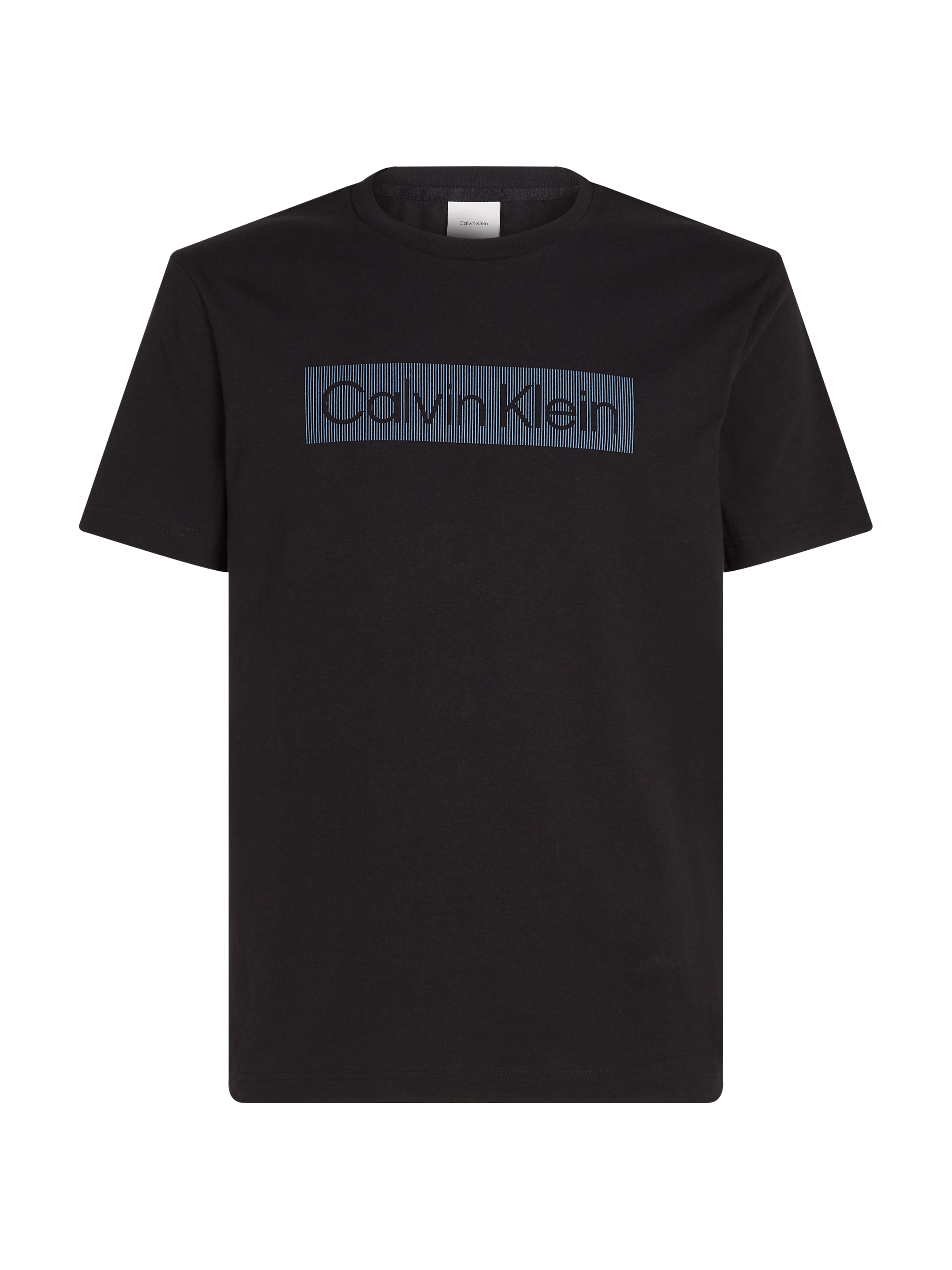 Calvin Klein T-Shirt »BOX STRIPED LOGO T-SHIRT«, mit Logoschriftzug