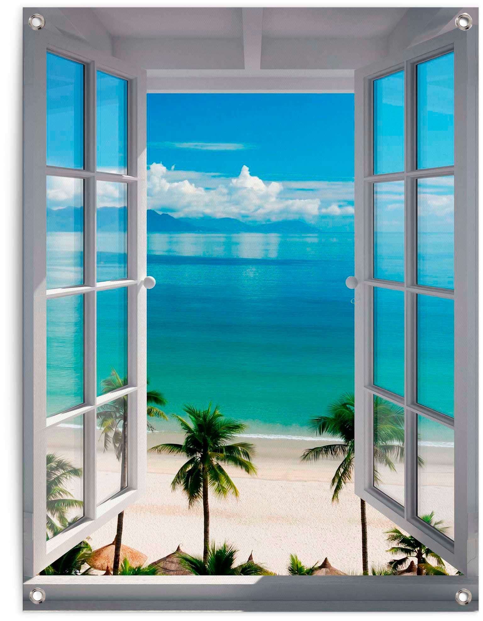 Reinders! Poster »Fenster zum Strand«