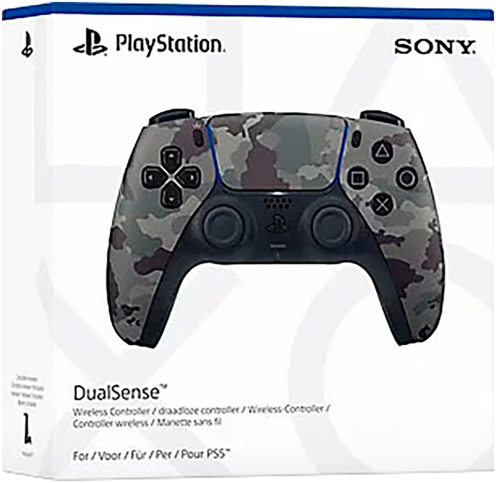 PlayStation 5 Wireless-Controller »Metal Gear Solid Delta + PS5 DualSense Grey Camouflage«, (2 St.)