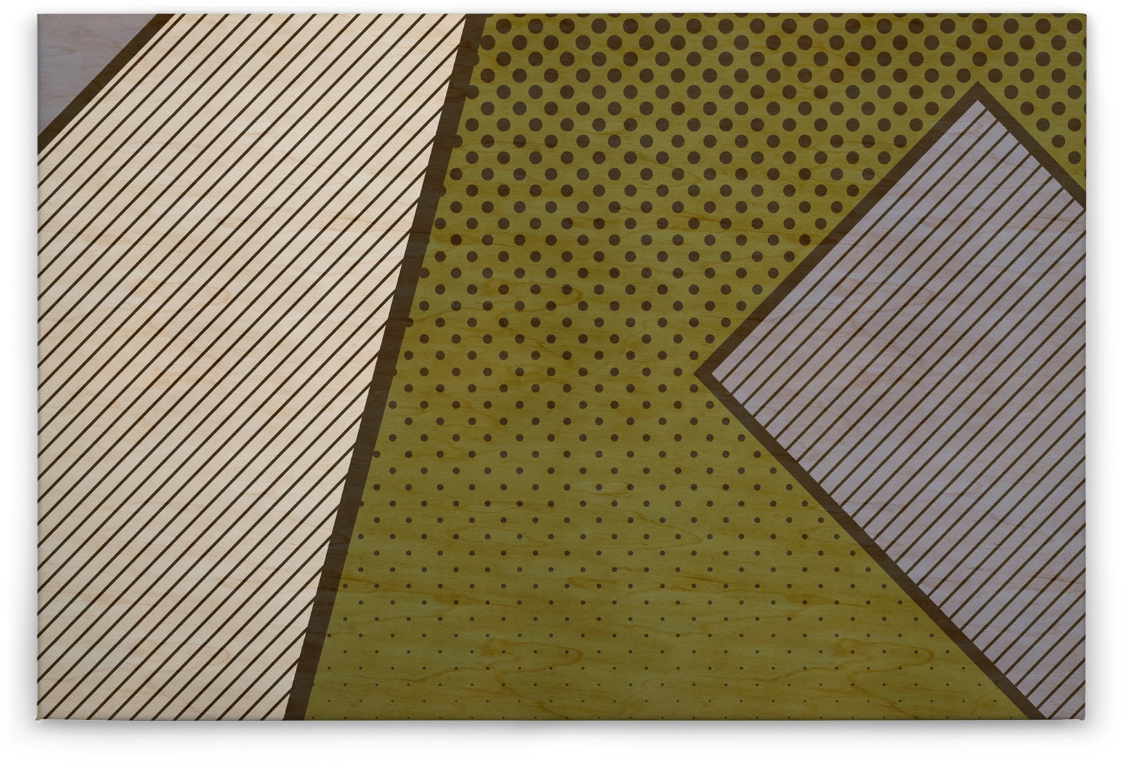 Bricoflor Pop Art Leinwand Bild Im Grafik Stil Modernes Wandbild Mit Geomet günstig online kaufen