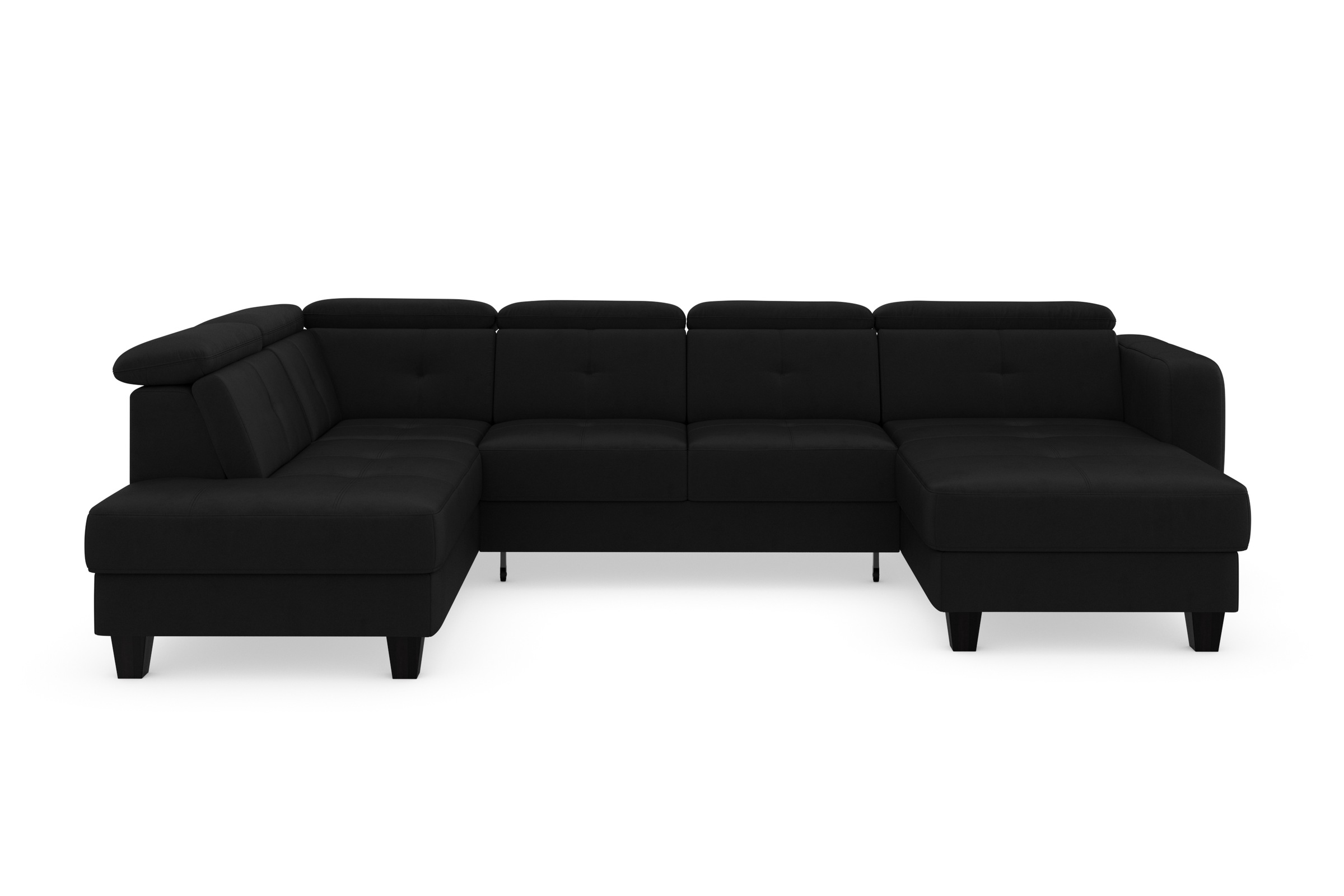 sit&more Wohnlandschaft "Belluci U-Form", Kopfteilverstellung und Federkern günstig online kaufen