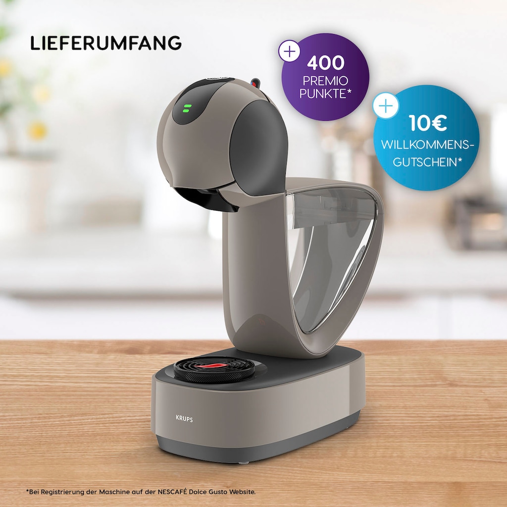 NESCAFÉ® Dolce Gusto® Kapselmaschine »Krups, KP270A Infinissima Touch Automatic in Taupe«