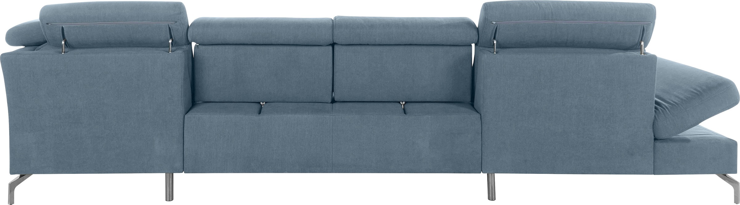 sit&more Wohnlandschaft »Brisbane U-Form«, Fußhöhe 15 cm, inklusive Sitztiefen-, Armteil- und Kopfteilverstellung