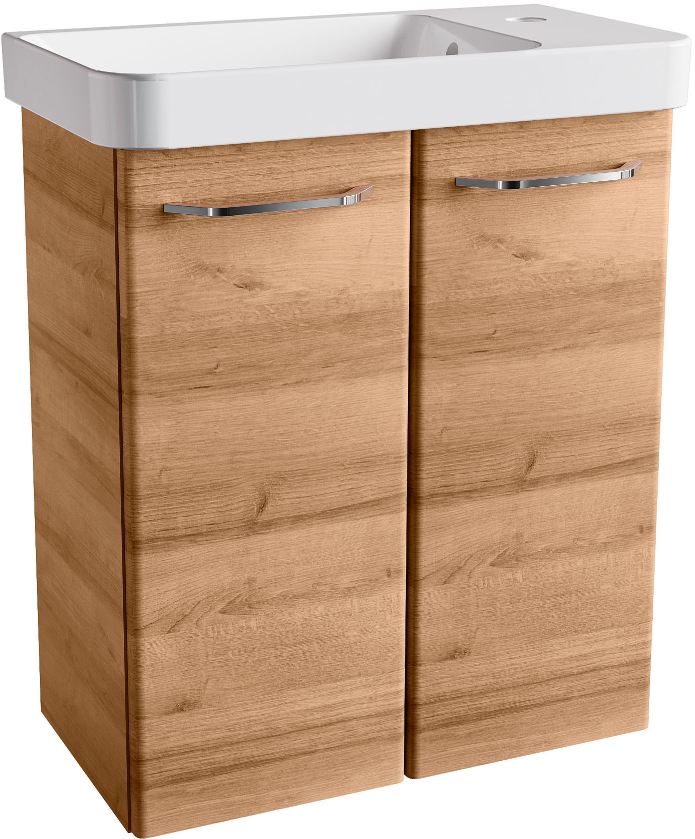 FACKELMANN Waschtisch »Mini-Gäste-WC-Set MILANO«, Badmöbel, Breite 55cm günstig online kaufen