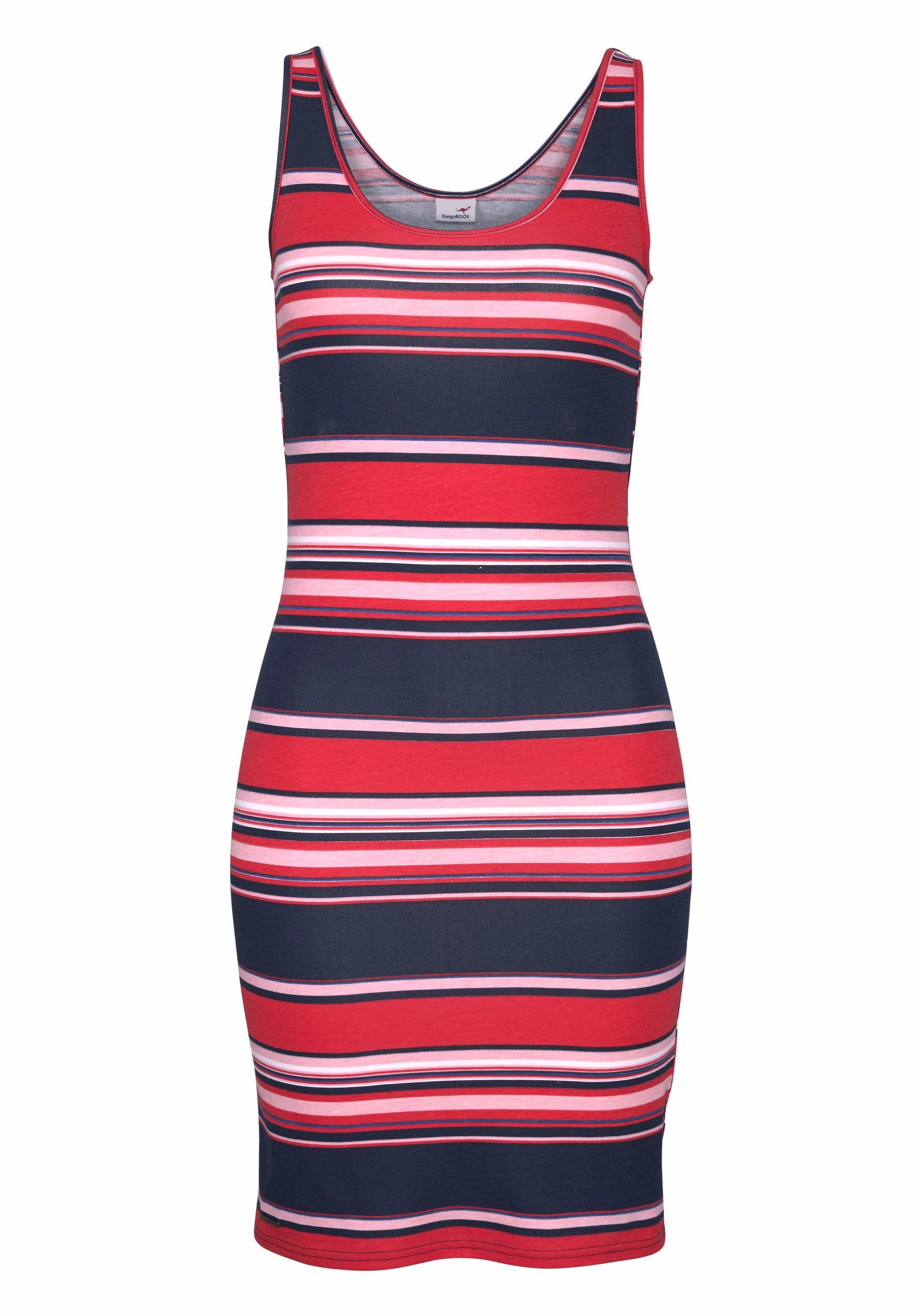 KangaROOS Jerseykleid Set, mit T-Shirt, 2 Stk. tlg. Mini-Länge,  lässiger Stil,  elastisches Material