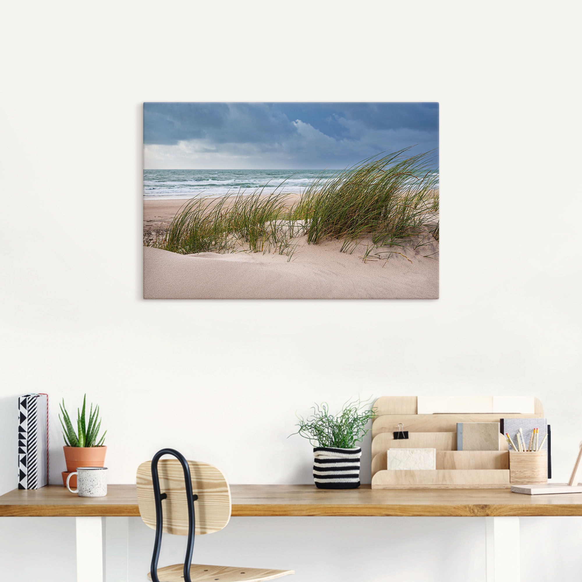 Artland Poster »Düne und Strand bei Hirtshals Dänemark I«, Küstenbilder, (1 St.), als Alubild, Outdoorbild, Leinwandbild in verschied. Größen