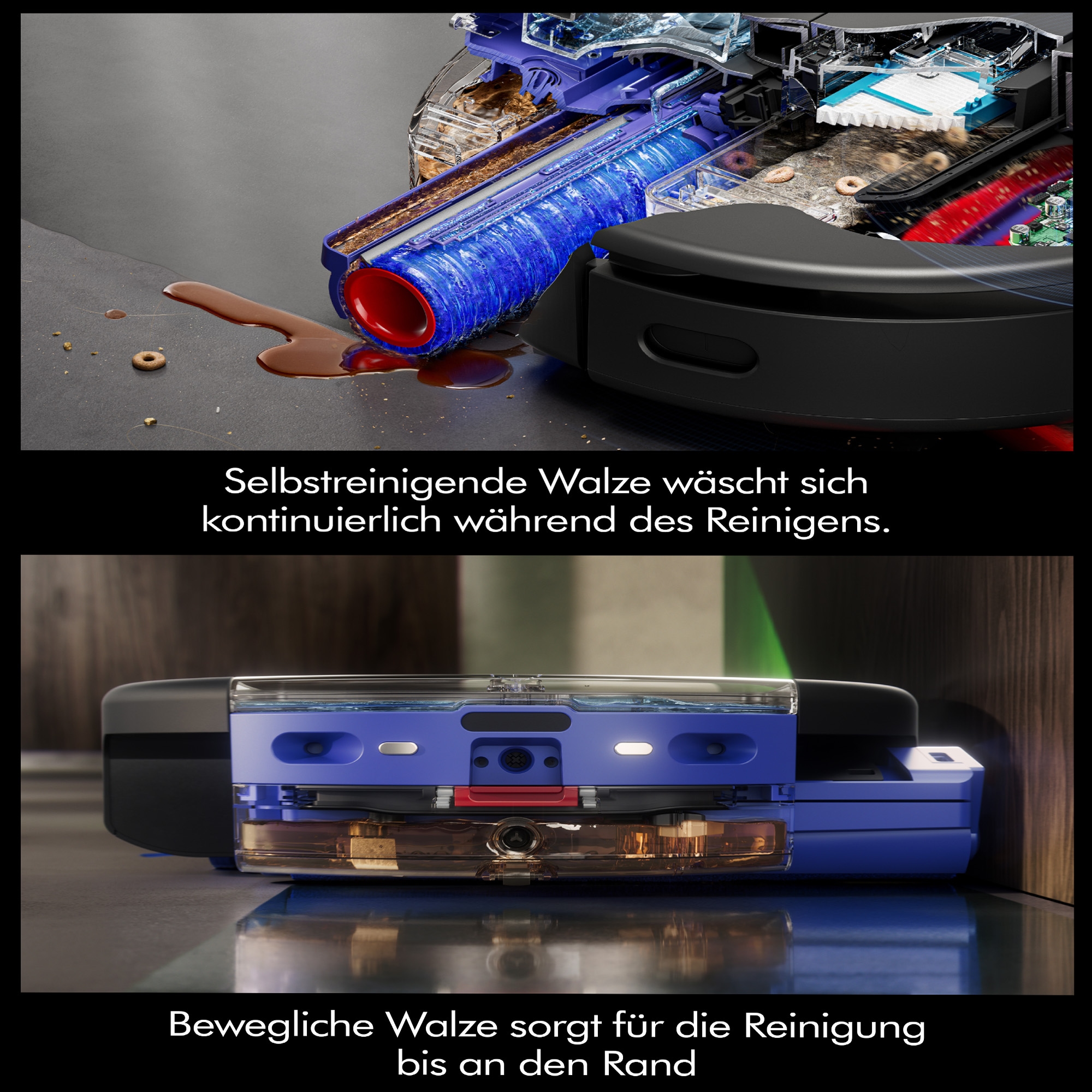 DYSON Saugroboter »spot+scrub Ai« Beseitigt versteckte Flecken mithilfe fortschrittlicher KI