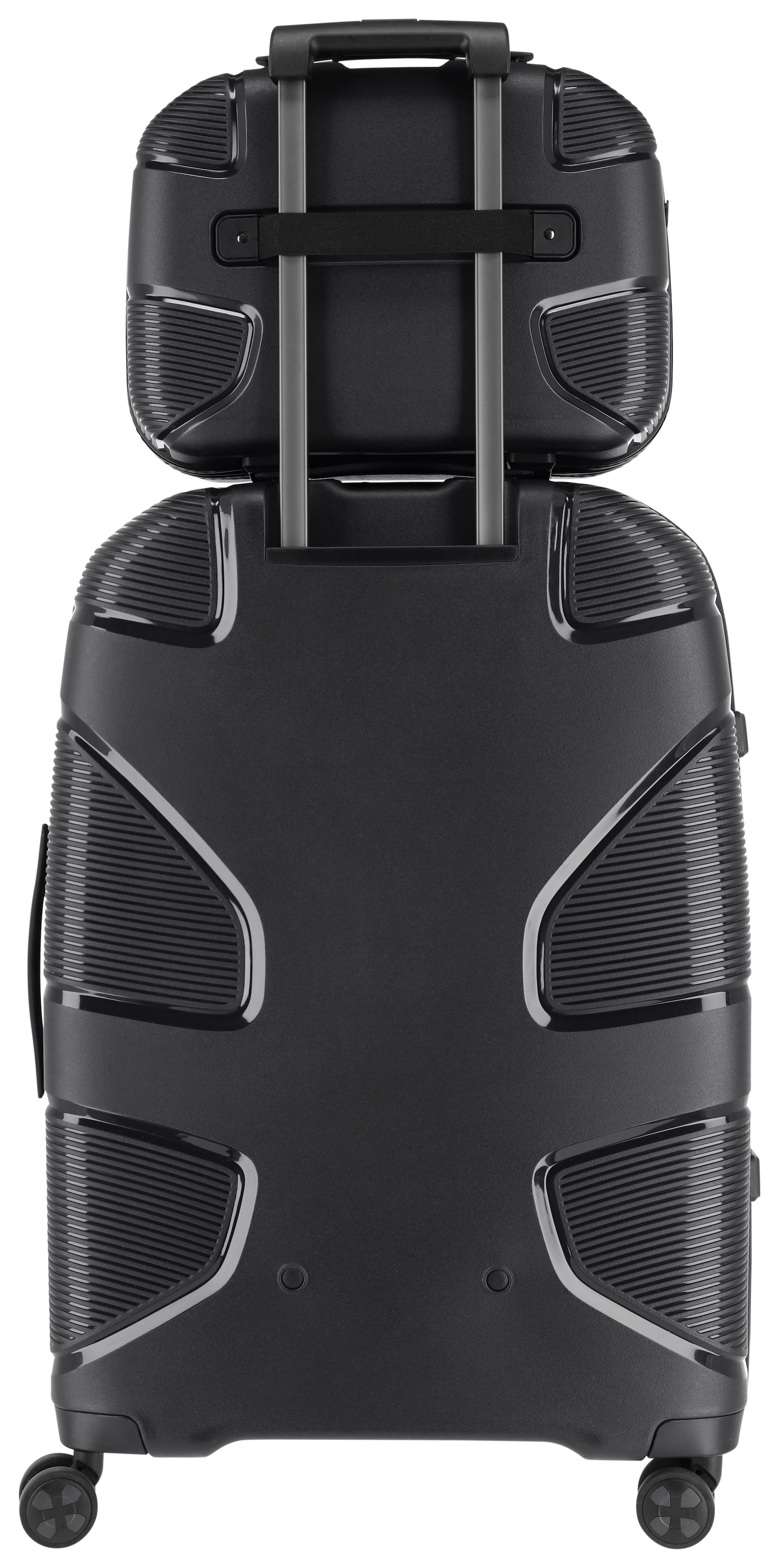 IMPACKT Beautycase »IP1« Kulturbeutel Hartschale Trolley-Aufsteck-System Tragegurt Laptopfach