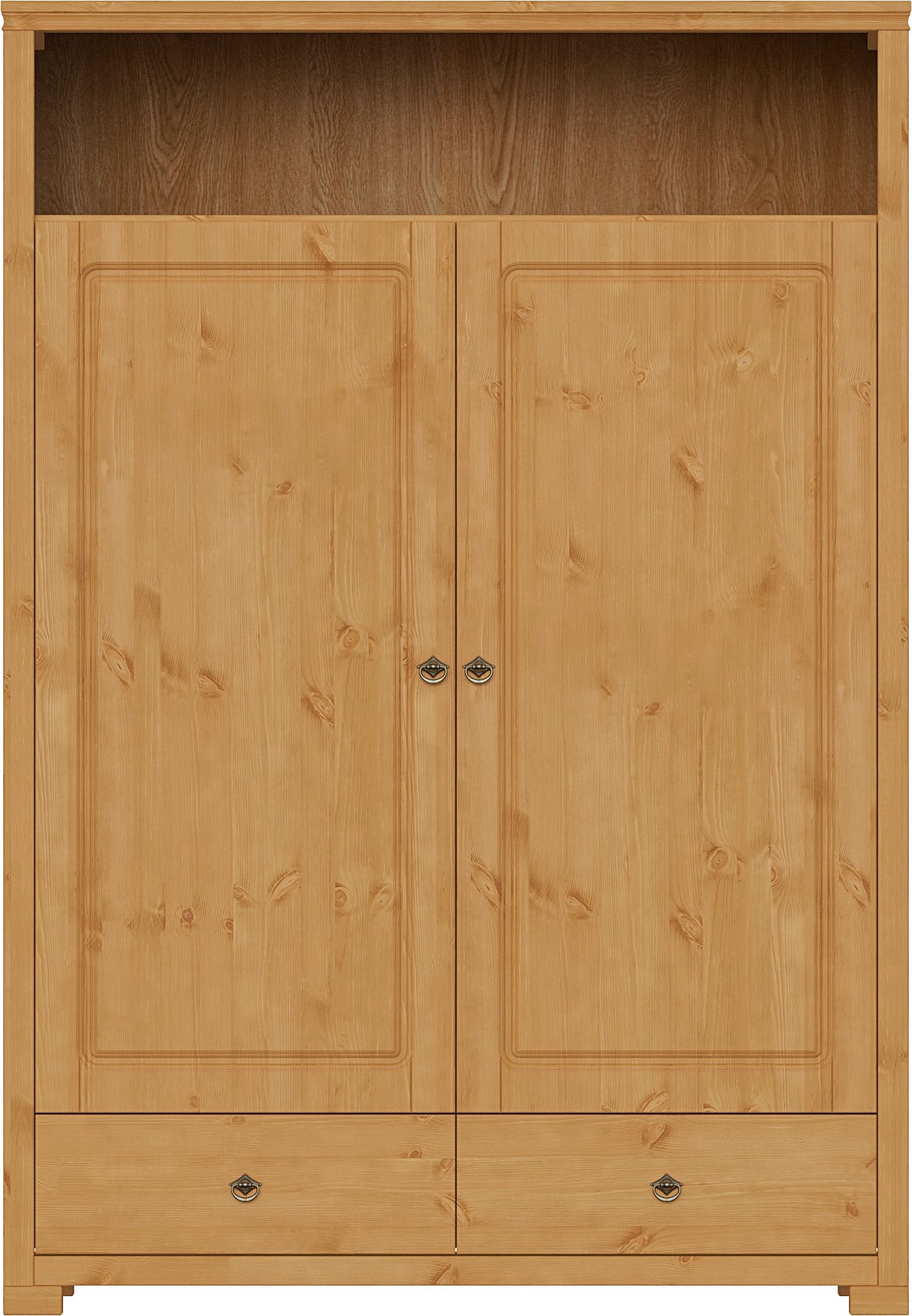 OTTO home Wäscheschrank »Clarius, Neuheit! Smarter ALLESKÖNNER, Mehrzweckschrank, Büroschrank«, (H/B/T ca. 178,4/124/40cm), mit Ausziehregal, Schublade, stabil + langlebig, Massivholz made in EU